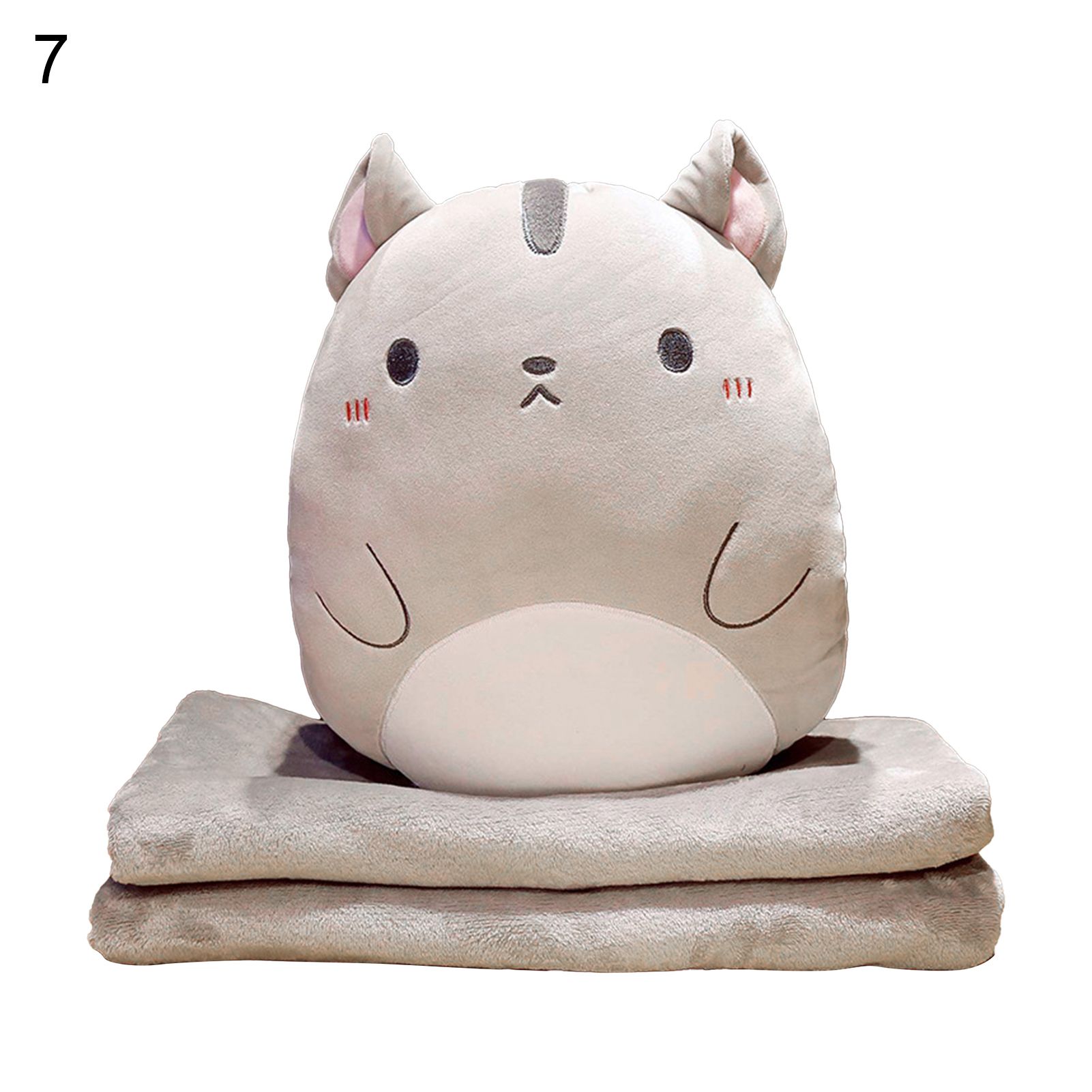 Plush Pillow Delicate Air Conditioning Blanket Cushion Pillow