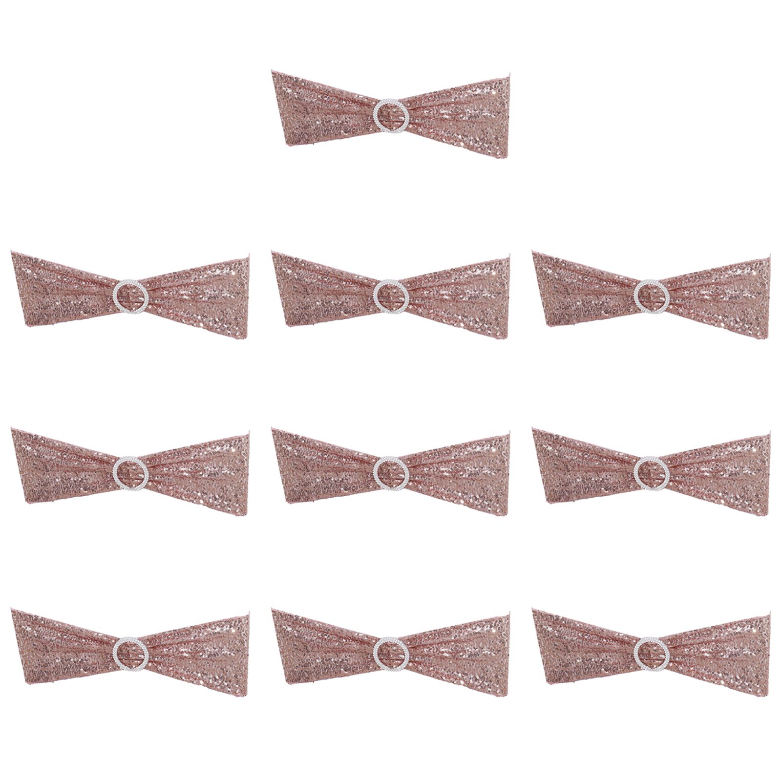 Ribbon Chair Ba Elegant Elastic Bow-shaped Chair Cover Ribbons