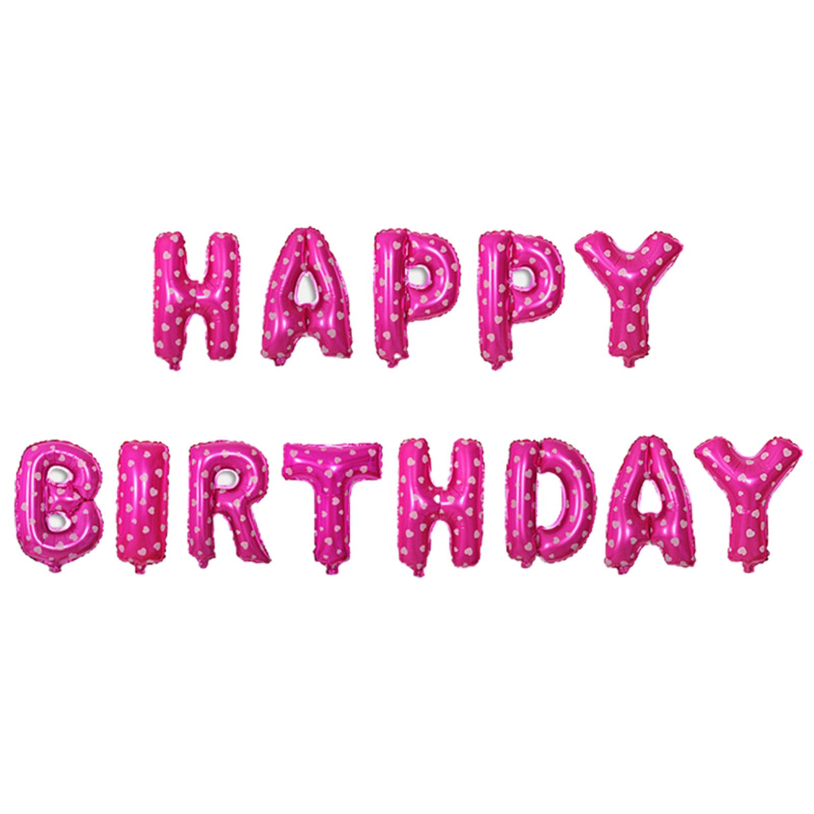 Happy Birthday Balloons Decorative Special Festival Birthday Balloons Set