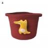 Cotton Sundries Storage Holder Thread Hand-woven Desktop Key Cosmetics Basket