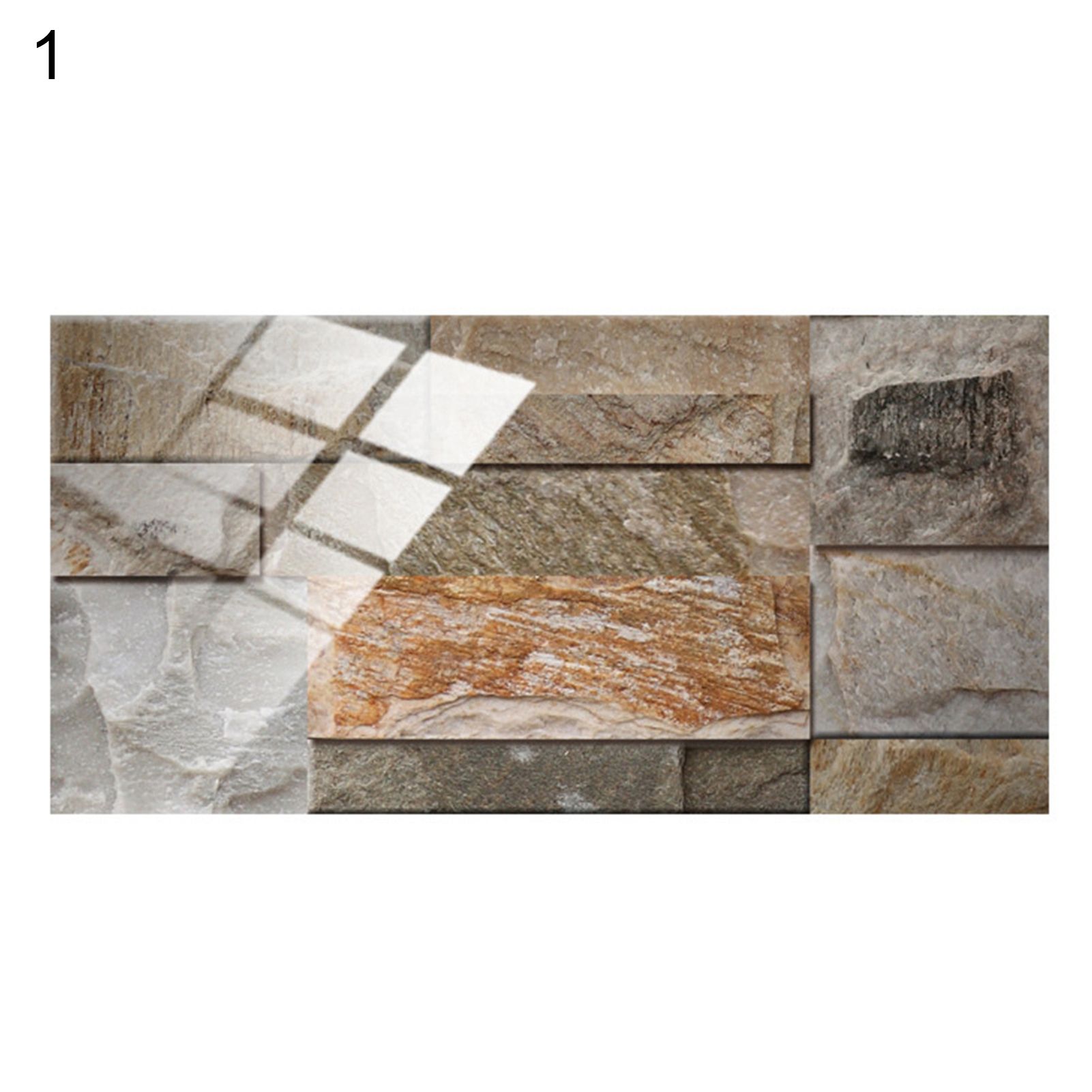 24Pcs Wall Tiles Sticker Self-Adhesive Scratch-resistant PVC Multicolored Backsplash Tile Stickers for Home