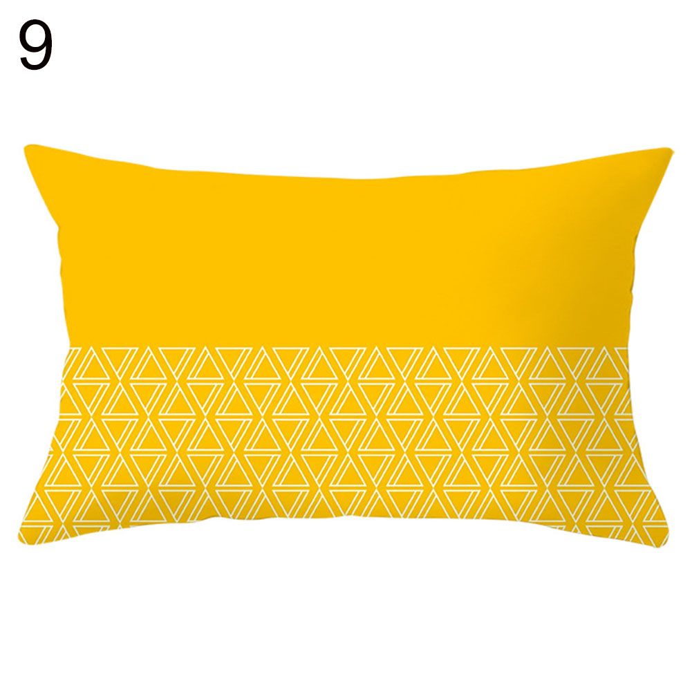 Polyester Peach Skin Pillow Case Cushion Cover Home Office Sofa Bed Decor
