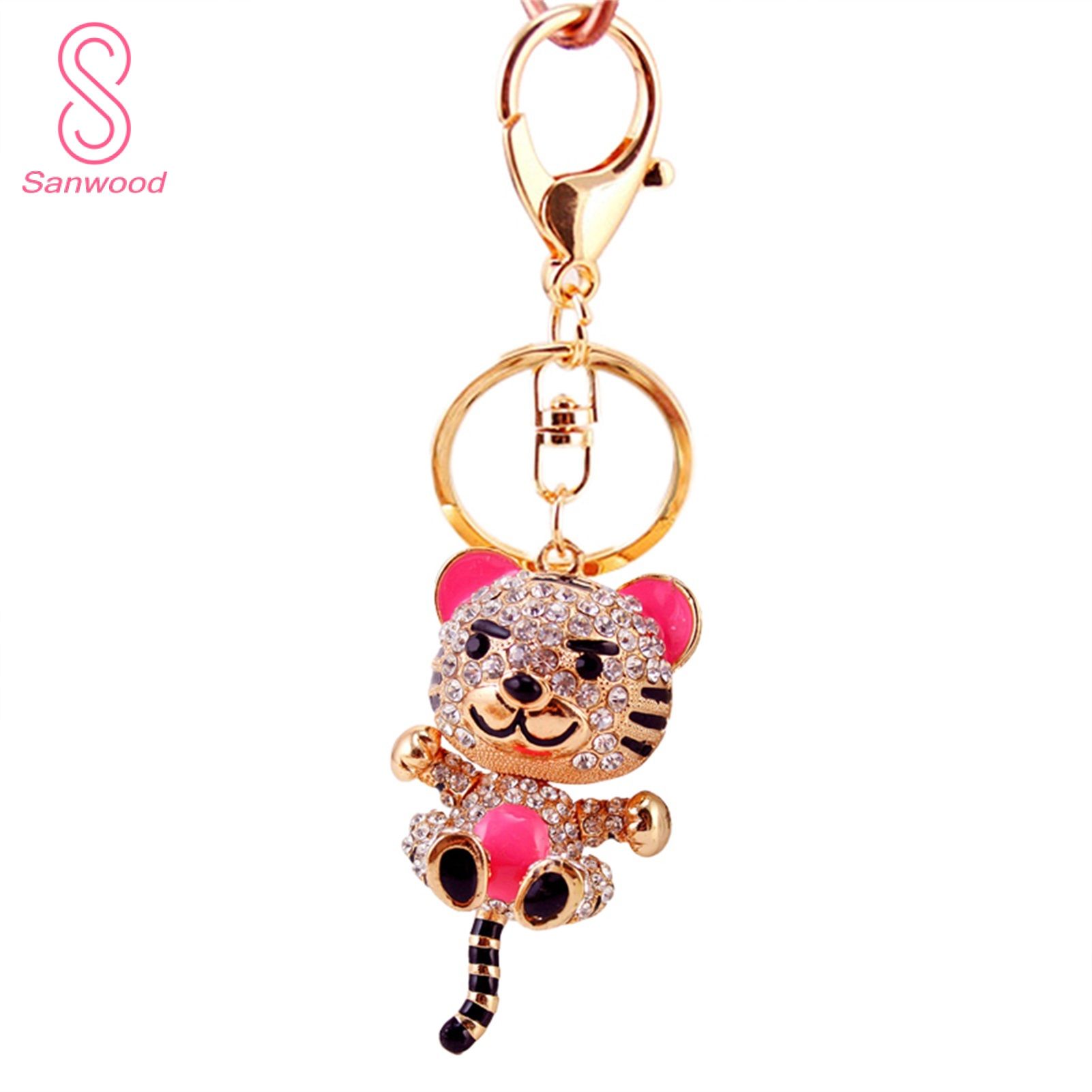 Tiger Pendant High Hardness Fantastic Animal Doll Keychain