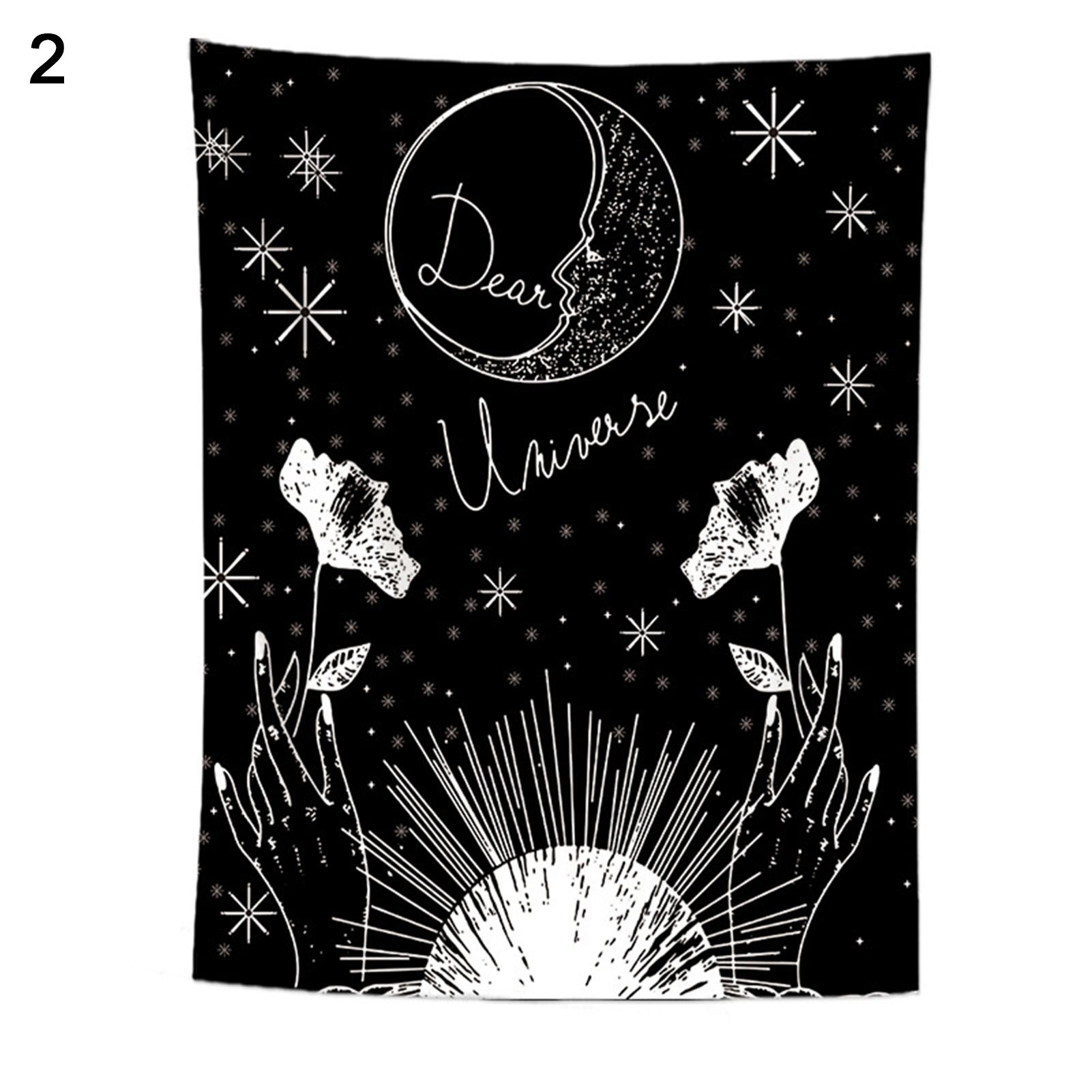 Tarot Card Pattern Vintage Tapestry Polyester Room Decoration Hanging Tapestry Wall Art Decor