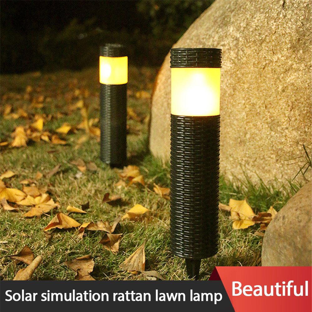Solar garden lights outdoor landscape villas plug-in household yard lighting waterproof lawn lights with Carryability