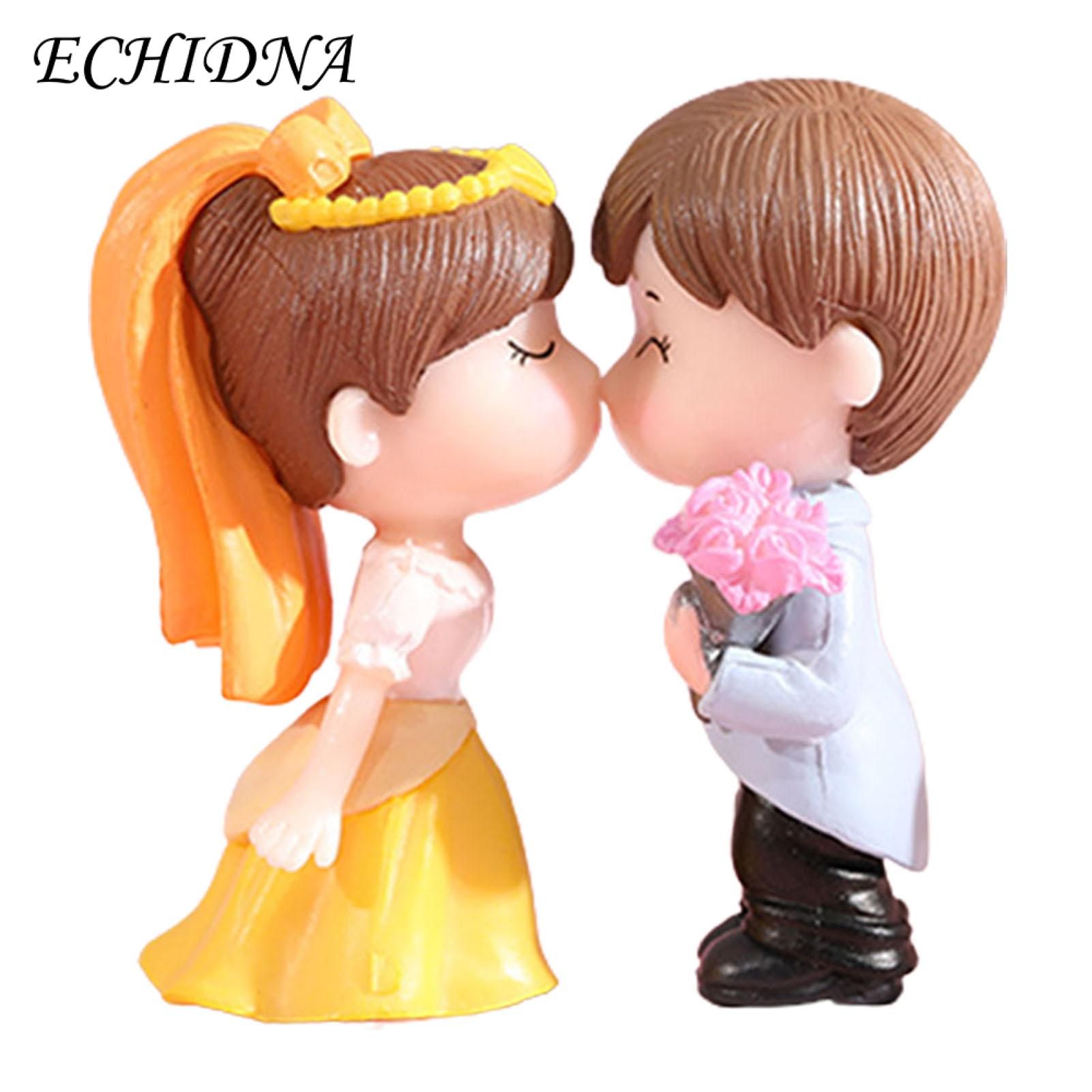 Couple Dolls Sturdy Fairy Garden Romantic Lover Sculptures