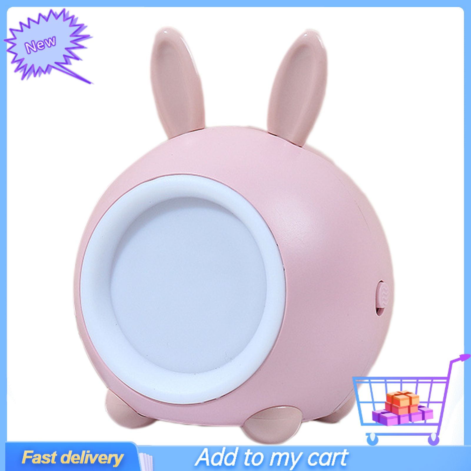 Night Lamp Cartoon Horn Design Touch Control Long-lasting Touch Night Light for Sleeping