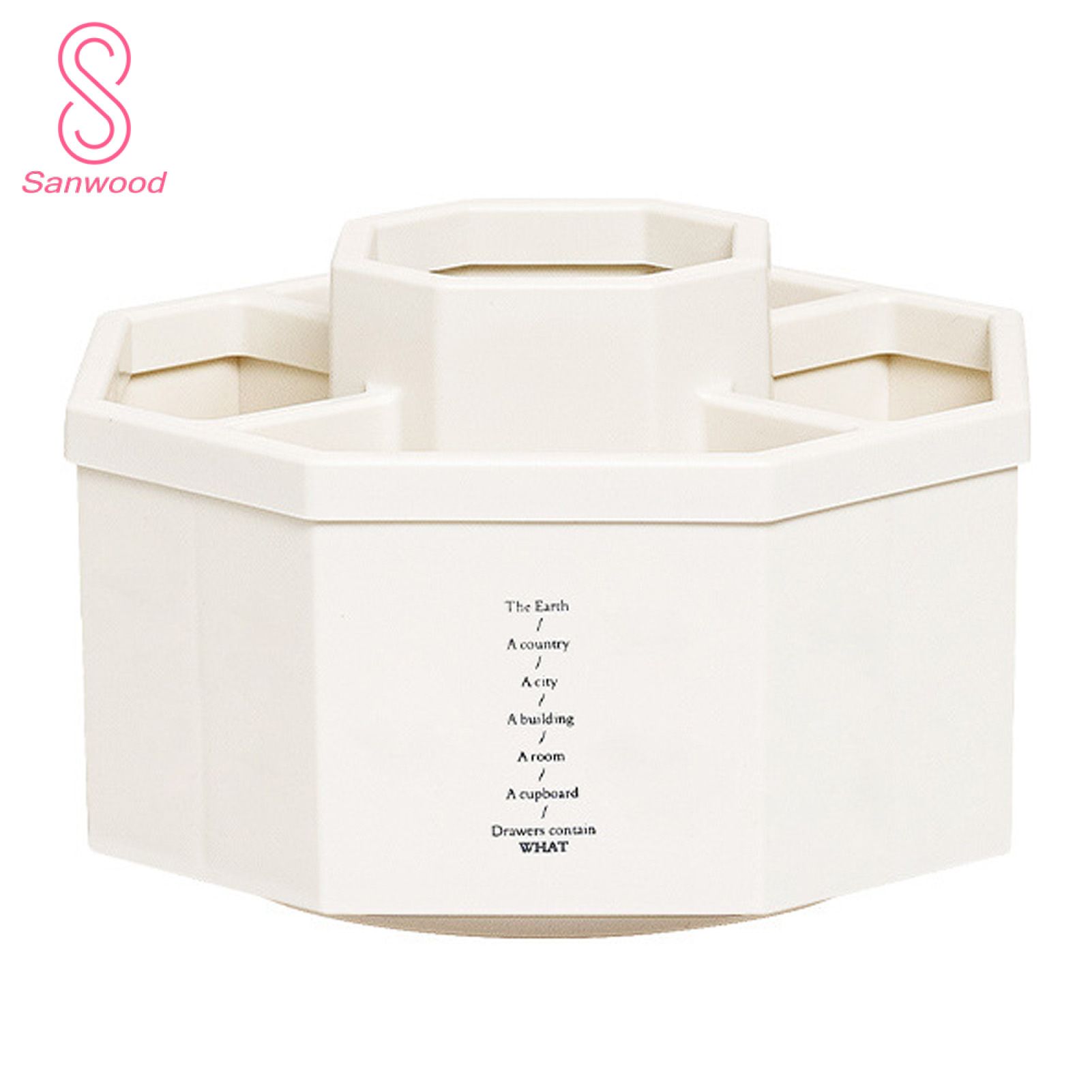 Pencil Holder Decorative 360 Degree Rotating Desk Organizer