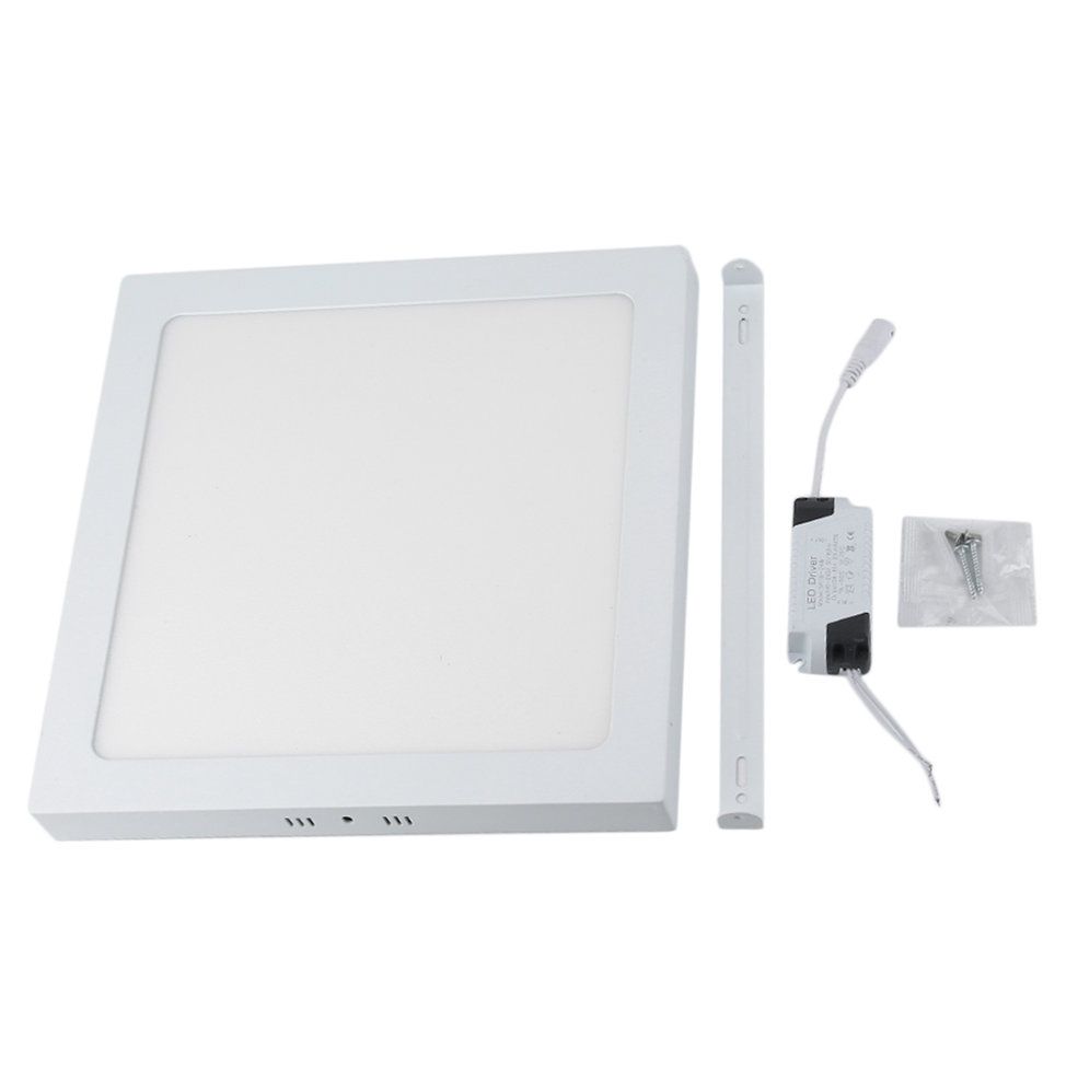 HA 6/12/18/24W Square LED Flush Mounted Ceiling Down Panel Light AC90-265V