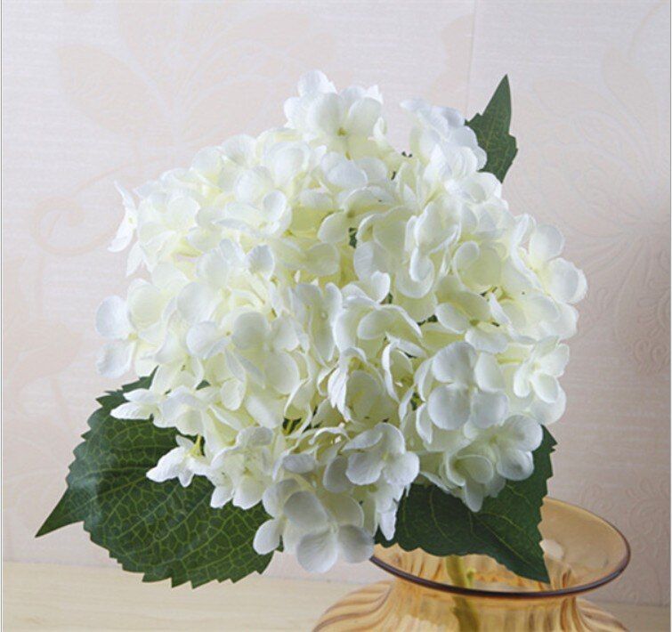 55cm Artificial Colorful Flower  Silk Hydrangea Flower For Wedding Decoration Home Party DIY Decoration Bride Flower