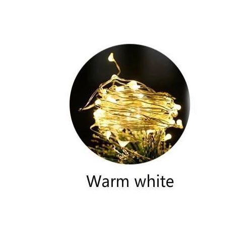 (9 Color to Choose) USB LED String Fairy Lights 8 Modes 1Ｍ-10M DIY Decorative Light for Holiday Party New Year Christmas--Yellow--7M 70LEDs