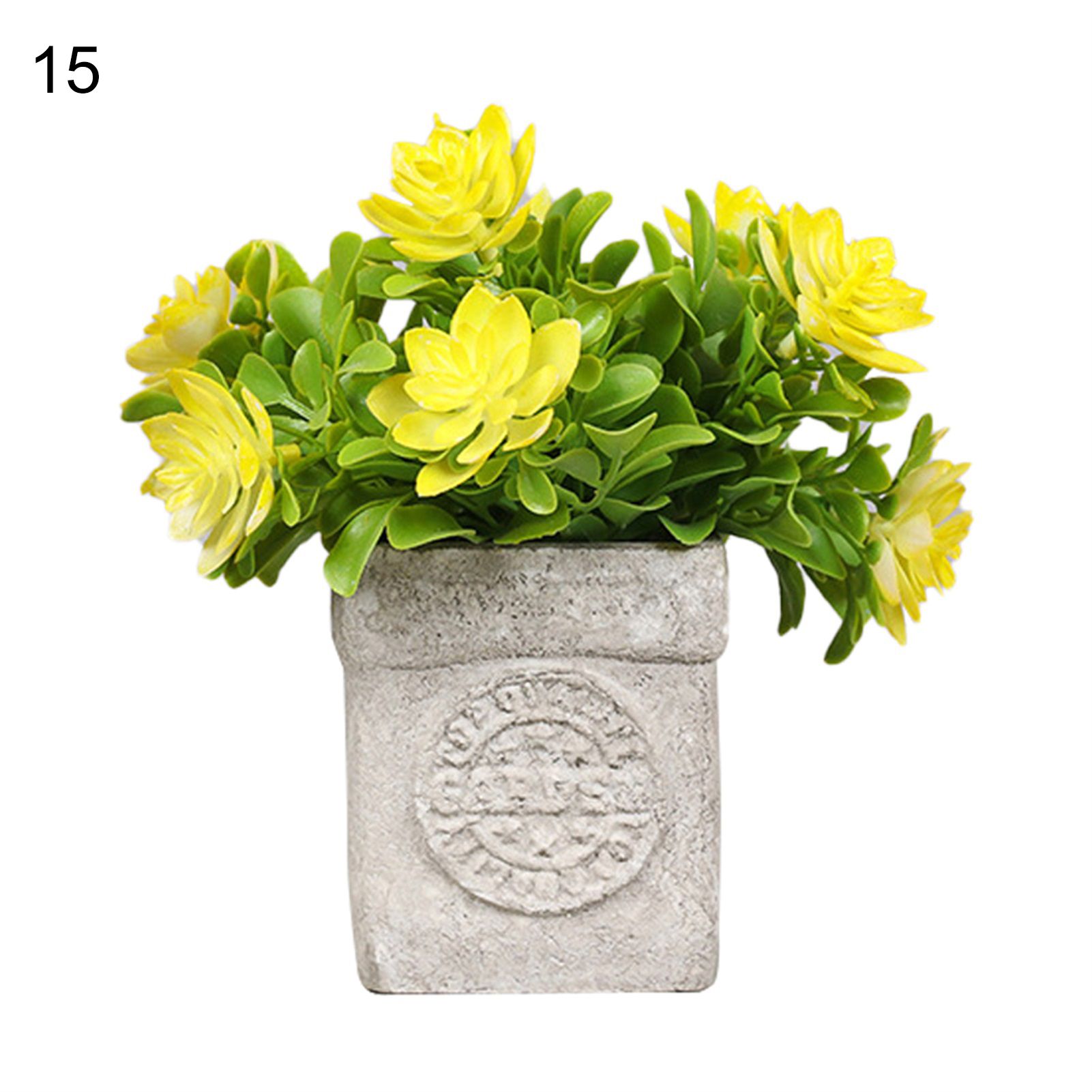 Artificial Bonsai with Flower Pot Fade-less istic Simulation Flower