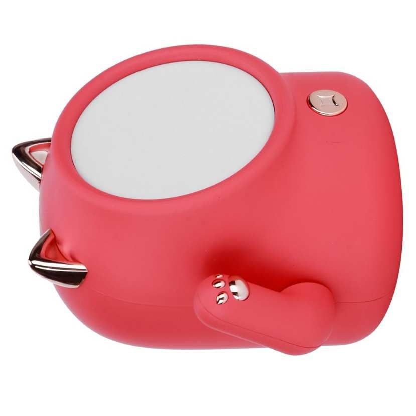 Cute Cat Shaped Night Light Nursey Touch Control Table Lamp Home Decoration USB Charging