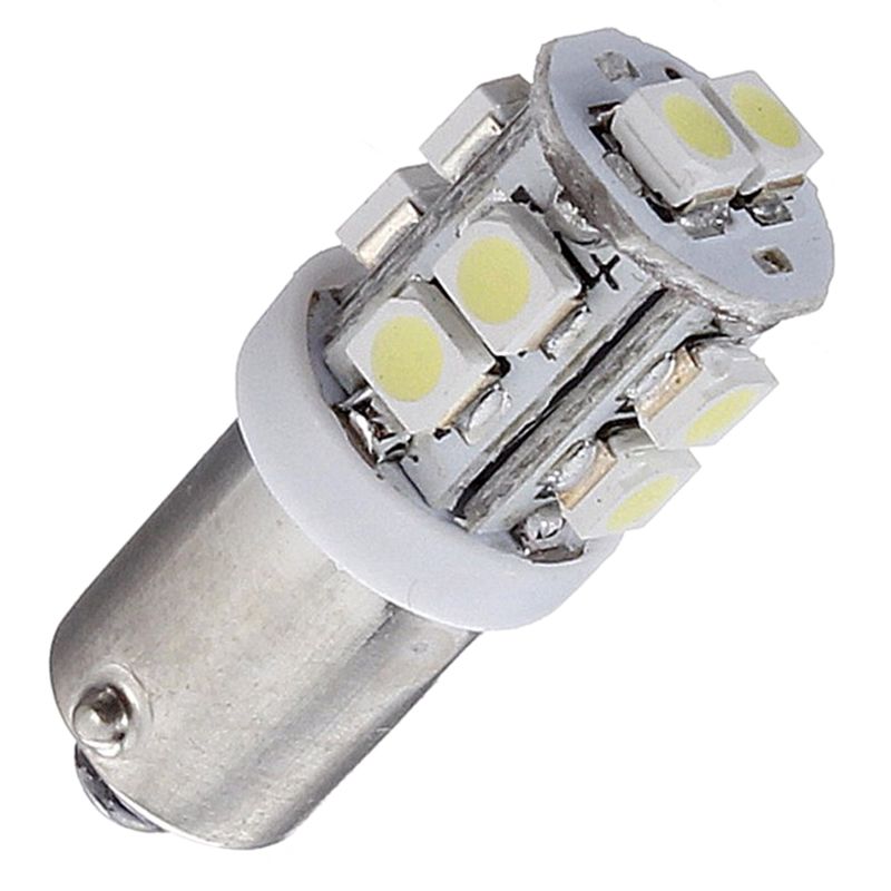Durable 4x T11 BA9S T4W 233 BAYONET 10 SMD LED Car Wedge Interior Side Light Bulb White