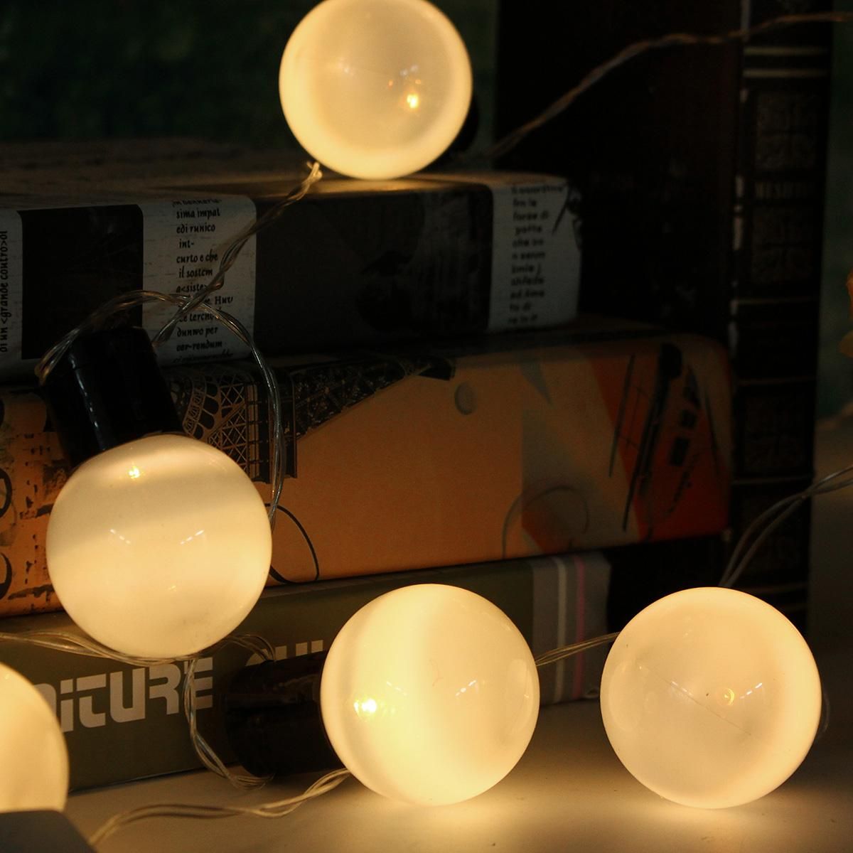 Variety Of Colurs Globe Balls Bulb LED String Fairy Lights Wedding Xmas decra
