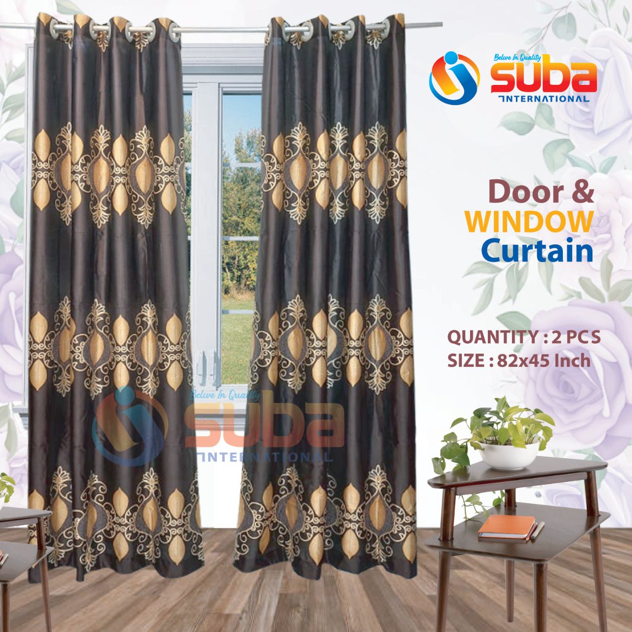 Synthetic Curtain Porda ,parda from Suba International