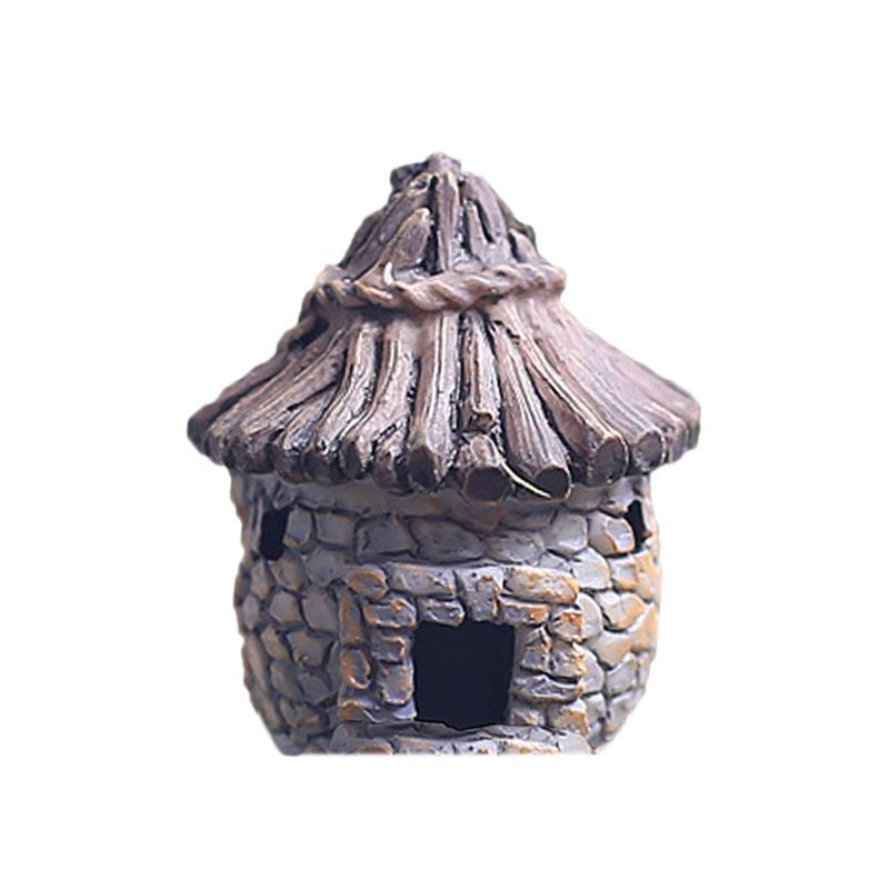 1 Pcs 15 Style Mini Small House Cottages DIY Toys Crafts Figure Moss Terrarium Ornament Landscape Fairy Garden Supplies