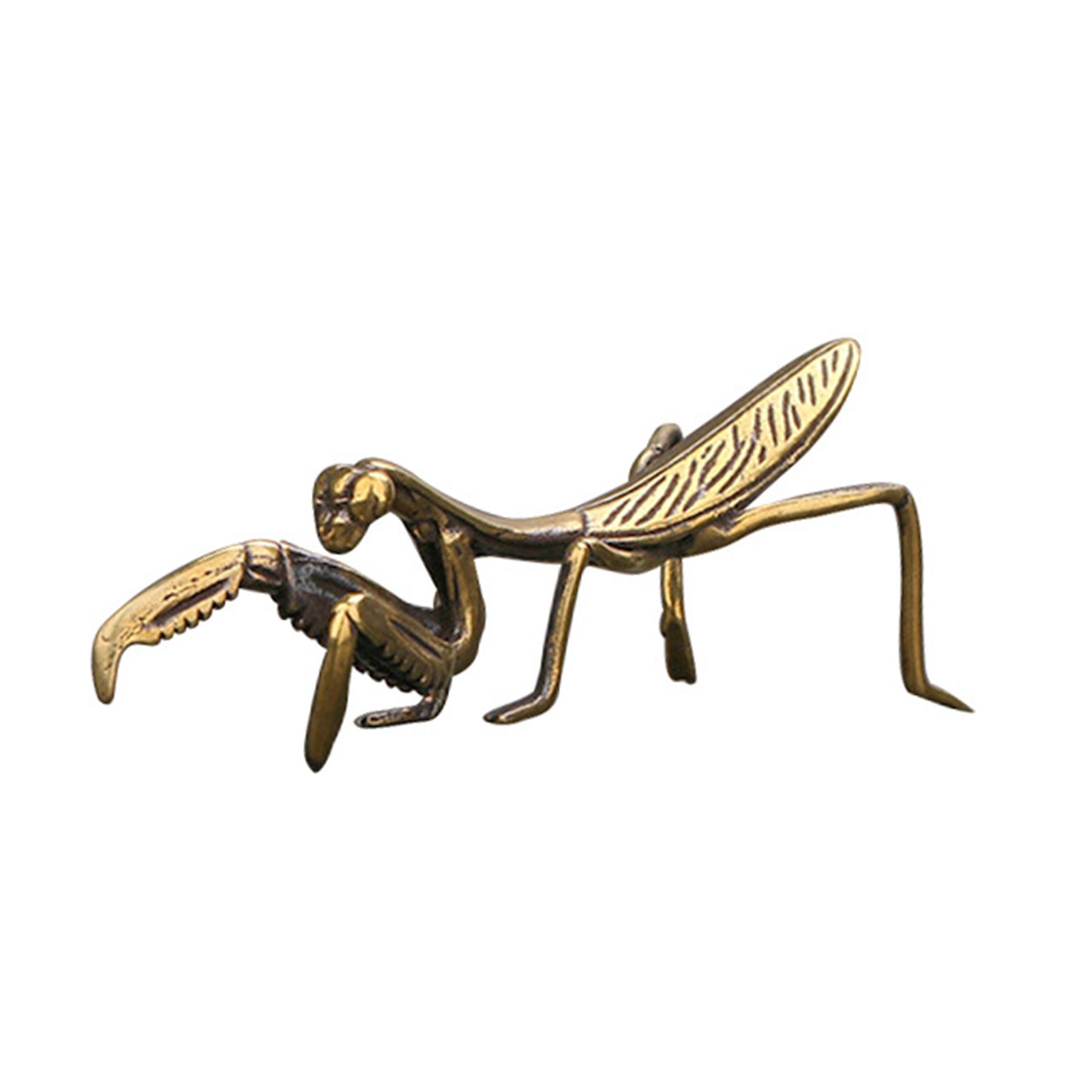 Mantis Sculpture Smooth Edges Micro Landscape Mantis Ornament