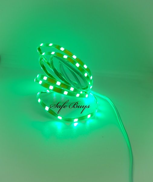 12 volt dc LED Strip Light - green 3fit