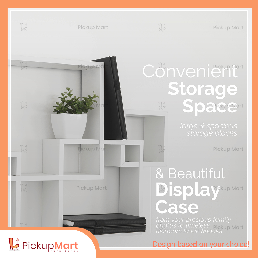 Laminated Board Book Shelf  Showpiece Rack  Living Room furniture  BS - 22