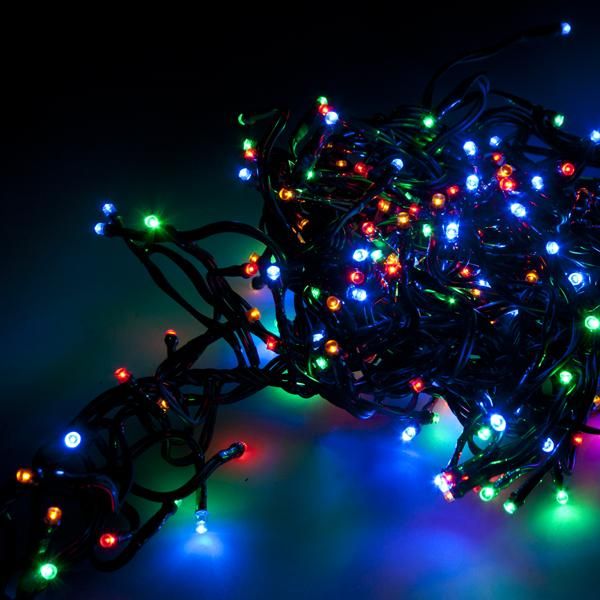 Multi Coloured Indoor & Outdoor Multi Function LED Fairy Lights
