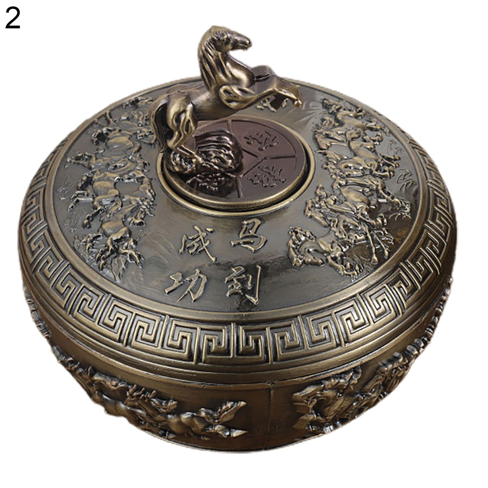 Coil Burner Fine Symbol Hollow Out Carving Incense Burner Holder