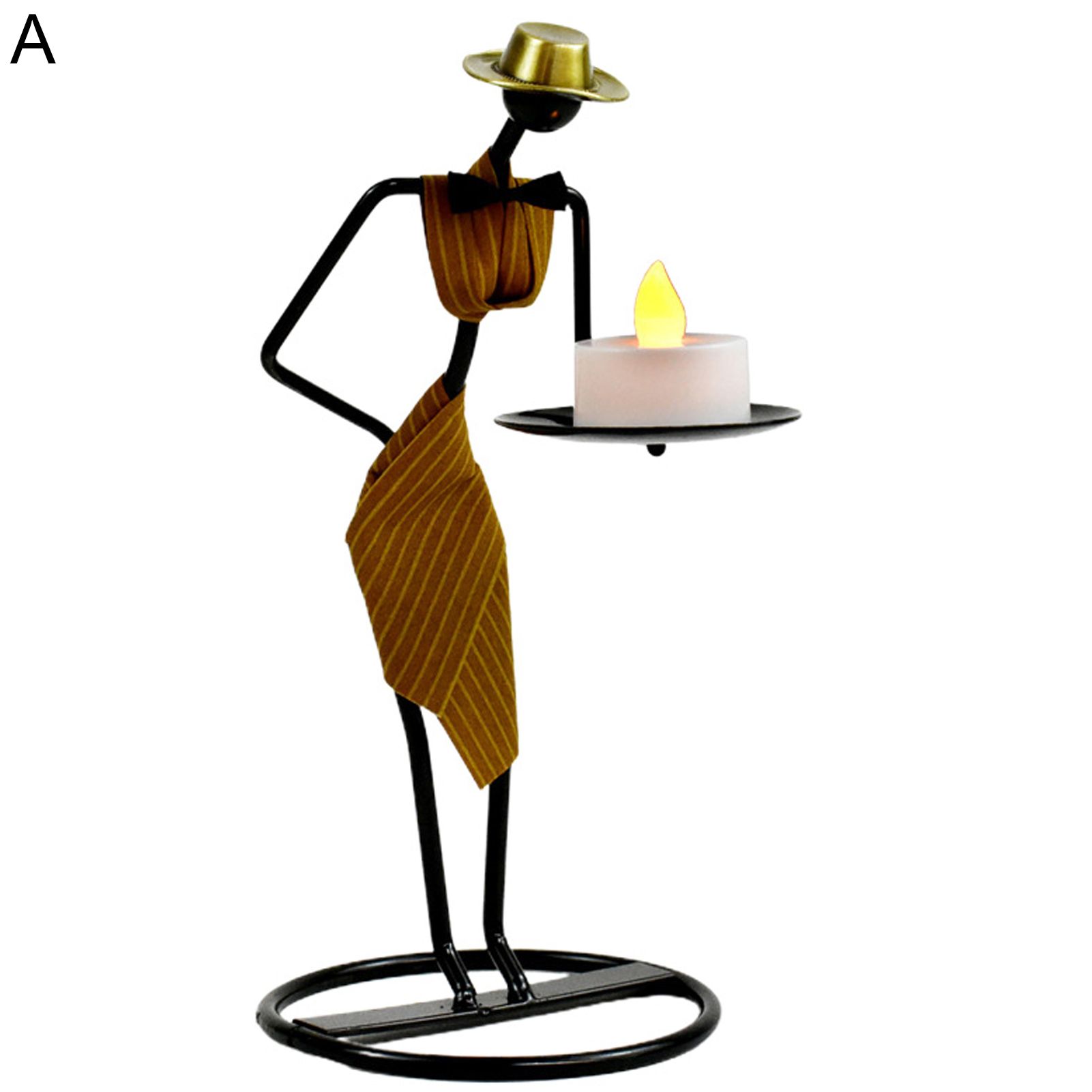 Candlelight Stand Ergonomic Desktop Metal LED Candlelight Stand
