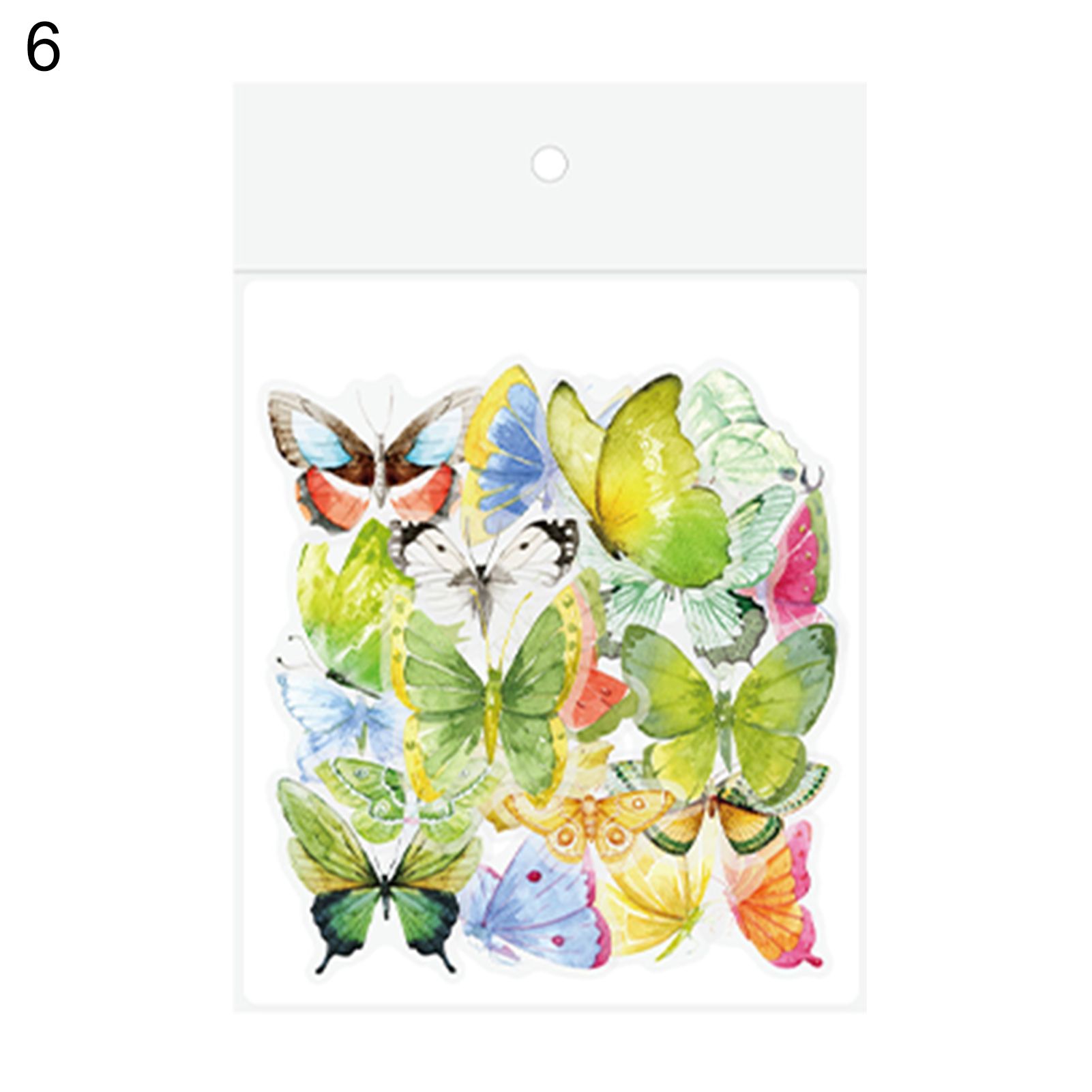 Scrapbooking Sticker Nice-looking Waterproof Butterfly Scrapbooking Decal