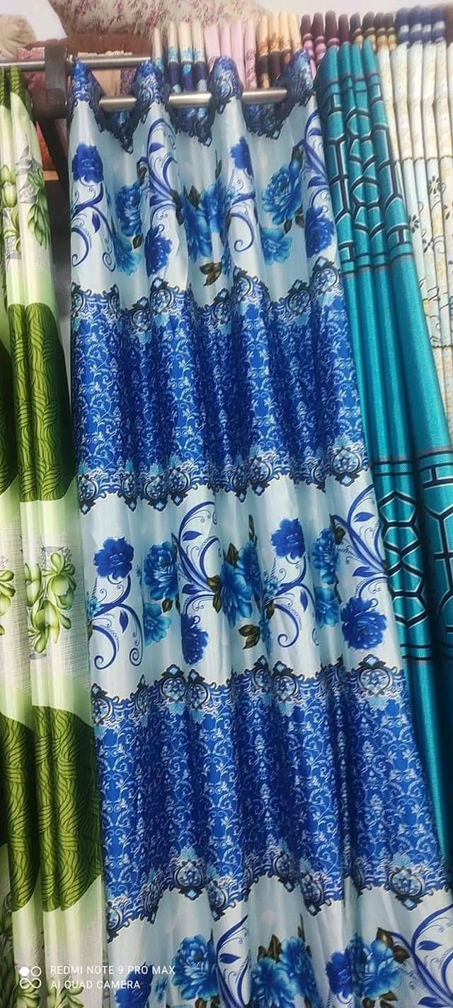 Synthetic Curtain  Porda ( 1 pcs price ) Colour:Chocolate, pink,green,gold.light green,lake blue,etc from Golden plus.