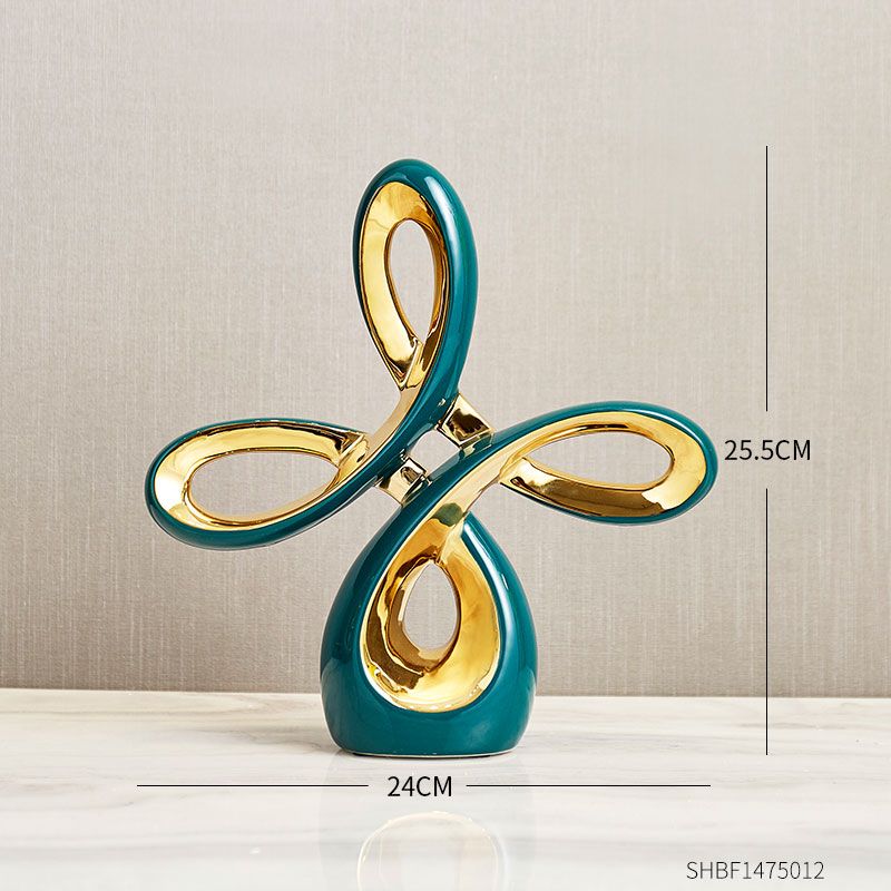 Ceramic Abstract art Small Figurines Creative Nordic Ornaments BookshTV Cabinet Living Room Porch Decorations Easter gift