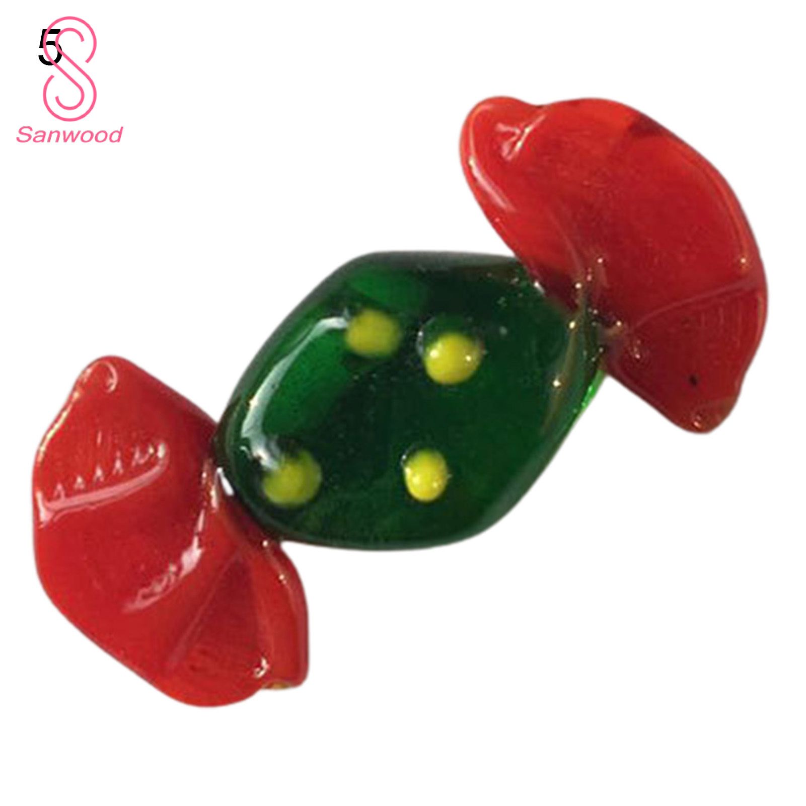 Glass Candy Realistic Eye-catching Various Desktop Sweets Decoration