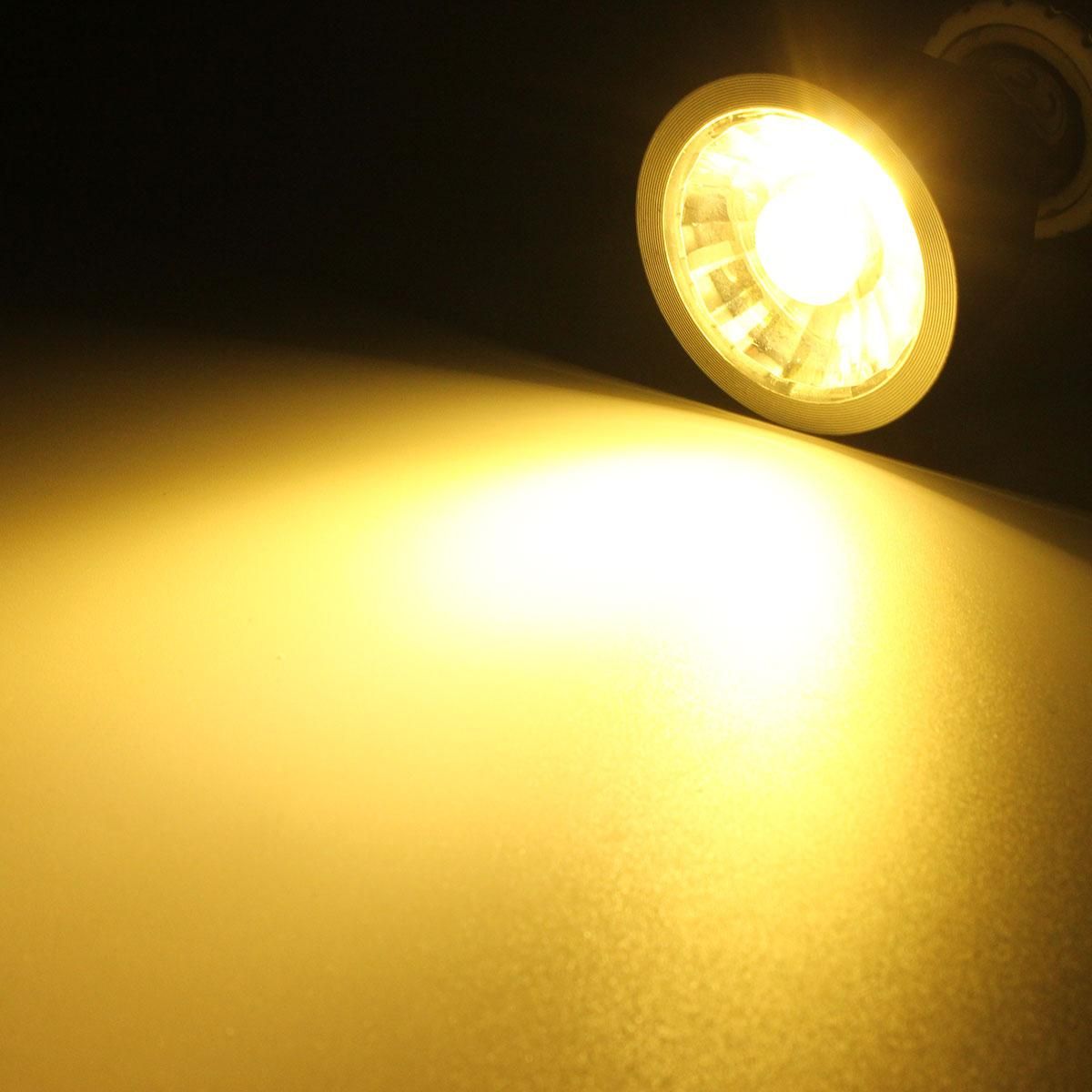 Lamps 1 pc Dimmable MR16 5W LED COB Spotlight Light Bulb for Home Office Kitchen DC12V Pure white(white) ,Warm white(Antique white) ,Natural white(off white).
