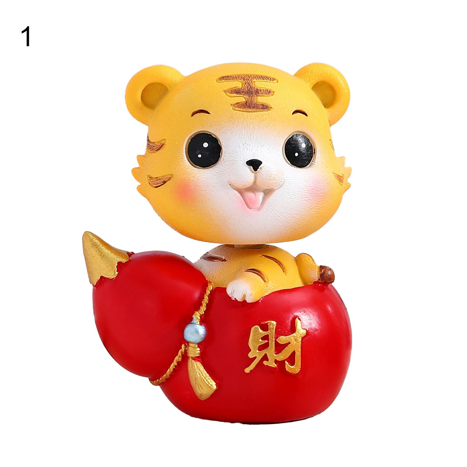 Tiger Miniature Comfortable Touch 2022 New Year Home Decor Miniature