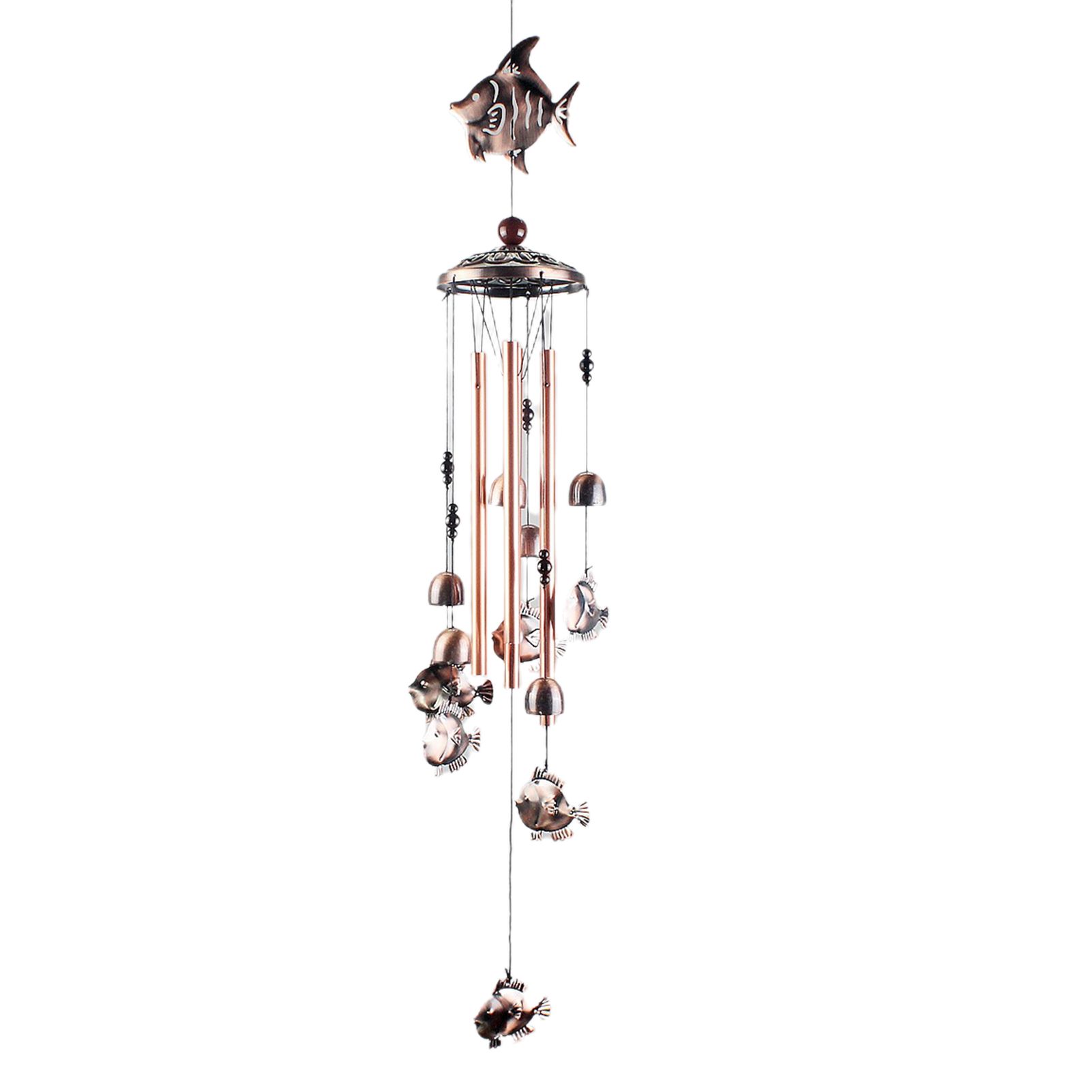 Wind Chime Vintage Animal Shape Metal Melodious Hanging Windchime Pendant Bell for Home
