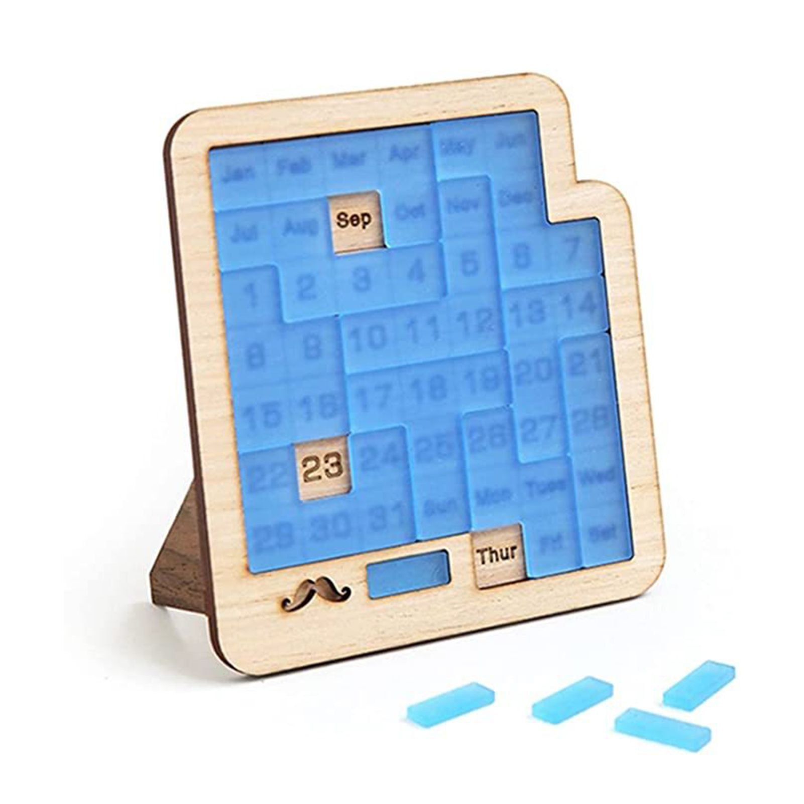 Puzzle Calendar Lightweight Intertive Jigsaw Game Desk Calendar