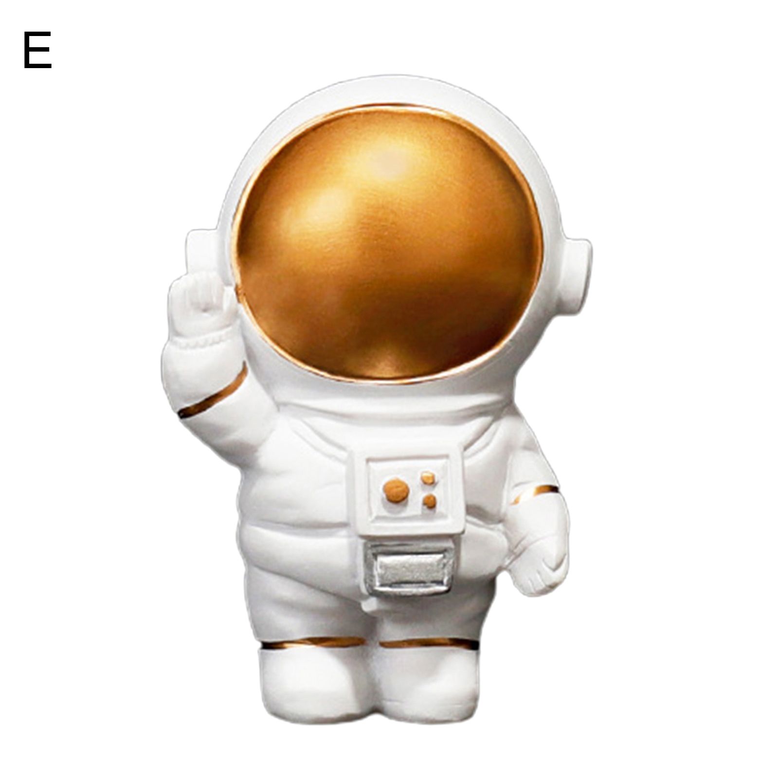 Astronaut Design Miniature Figurine Home Desktop Decor Ornament Display Model