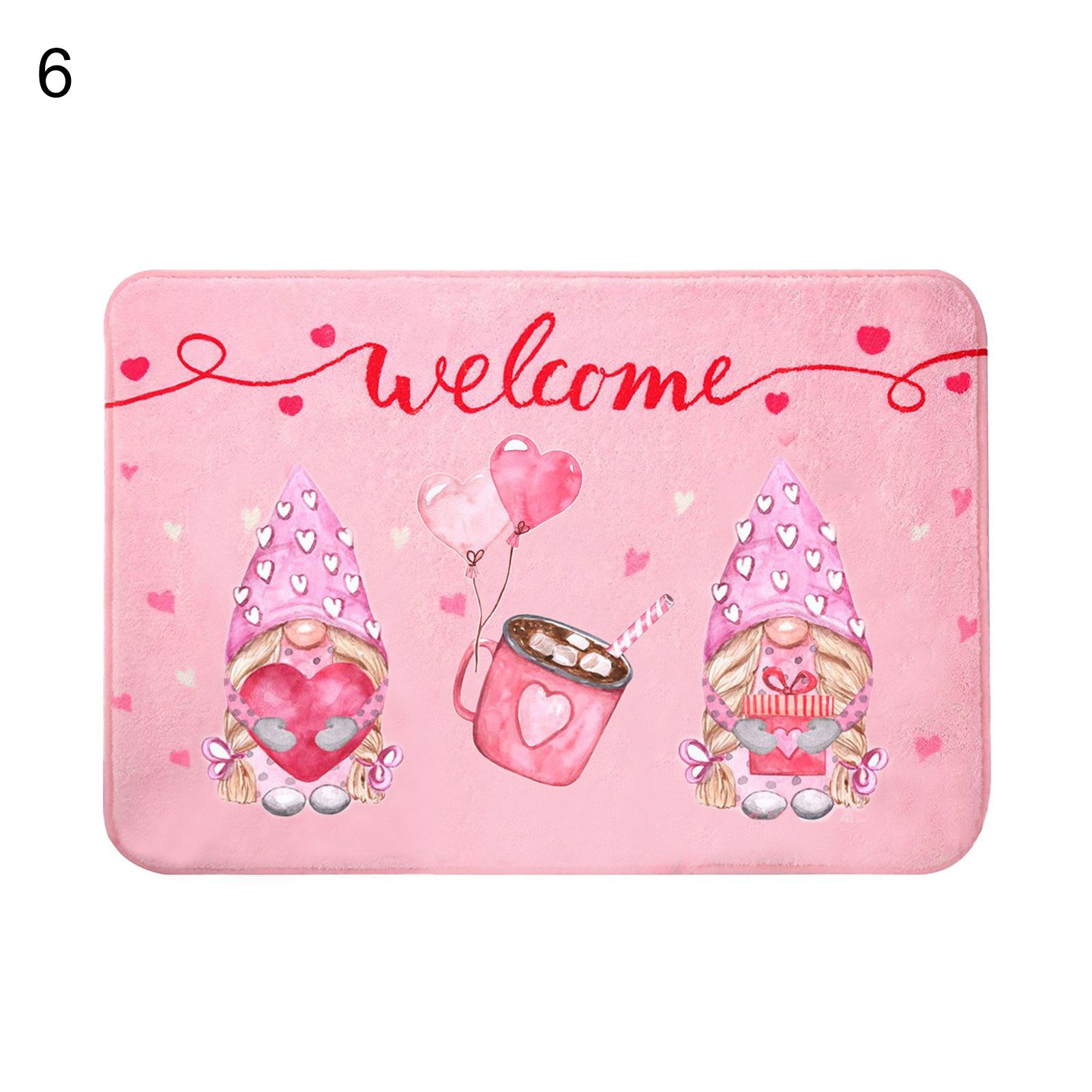 Floor Mat Smooth Surfe Indoor Outdoor Entrance Gnome Carpet