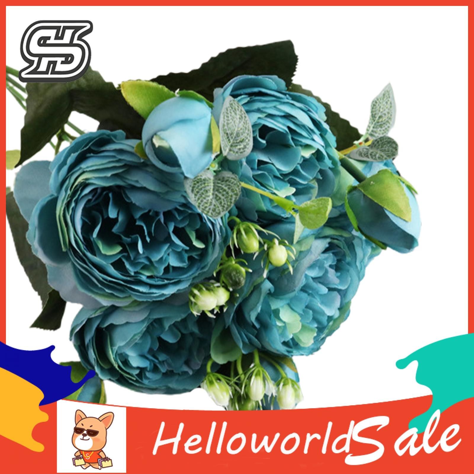 Artificial Rose Flower Non-fading No Watering Fake Flower