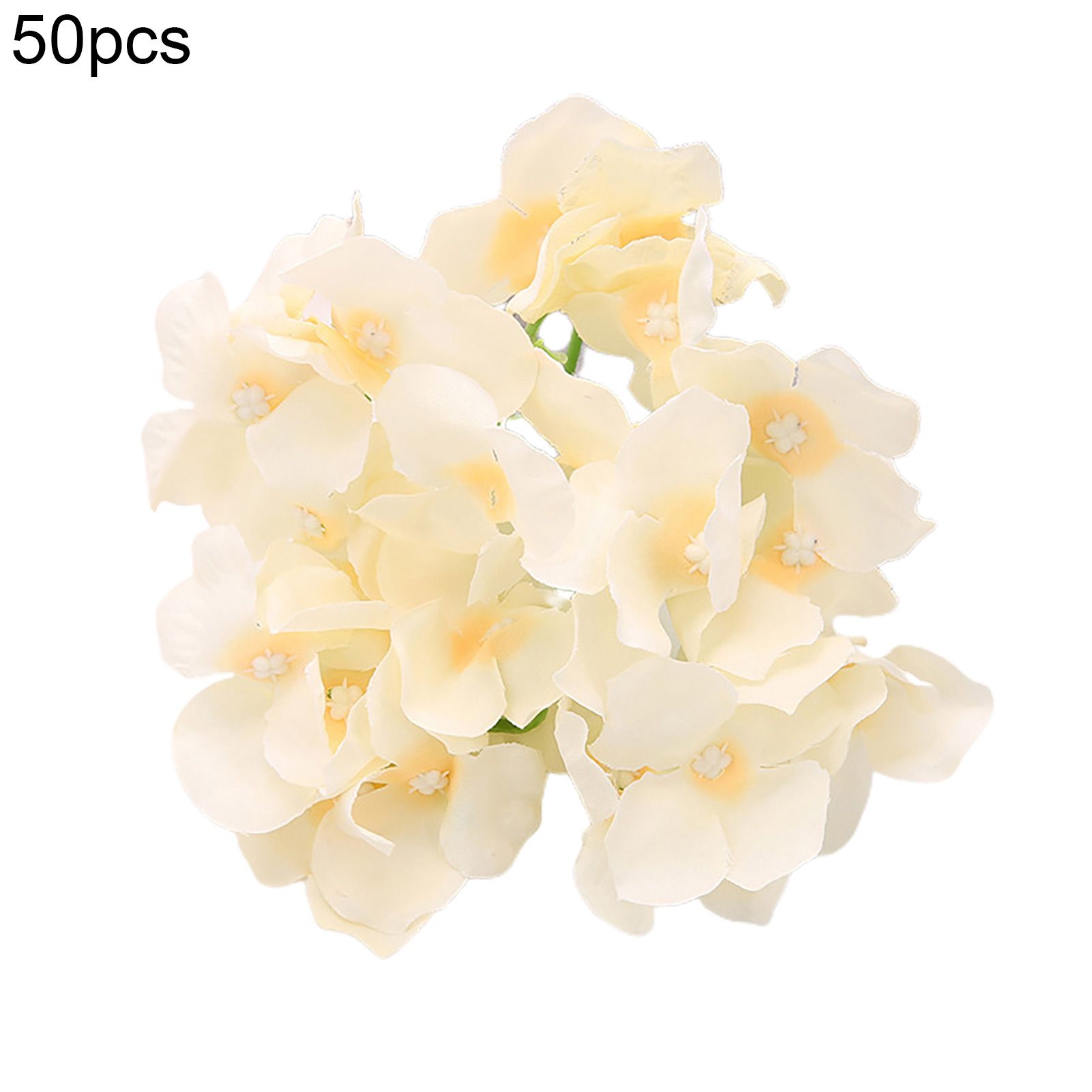 Fake Flower Exquisite Decorative Colorfast Hydrangea Heads