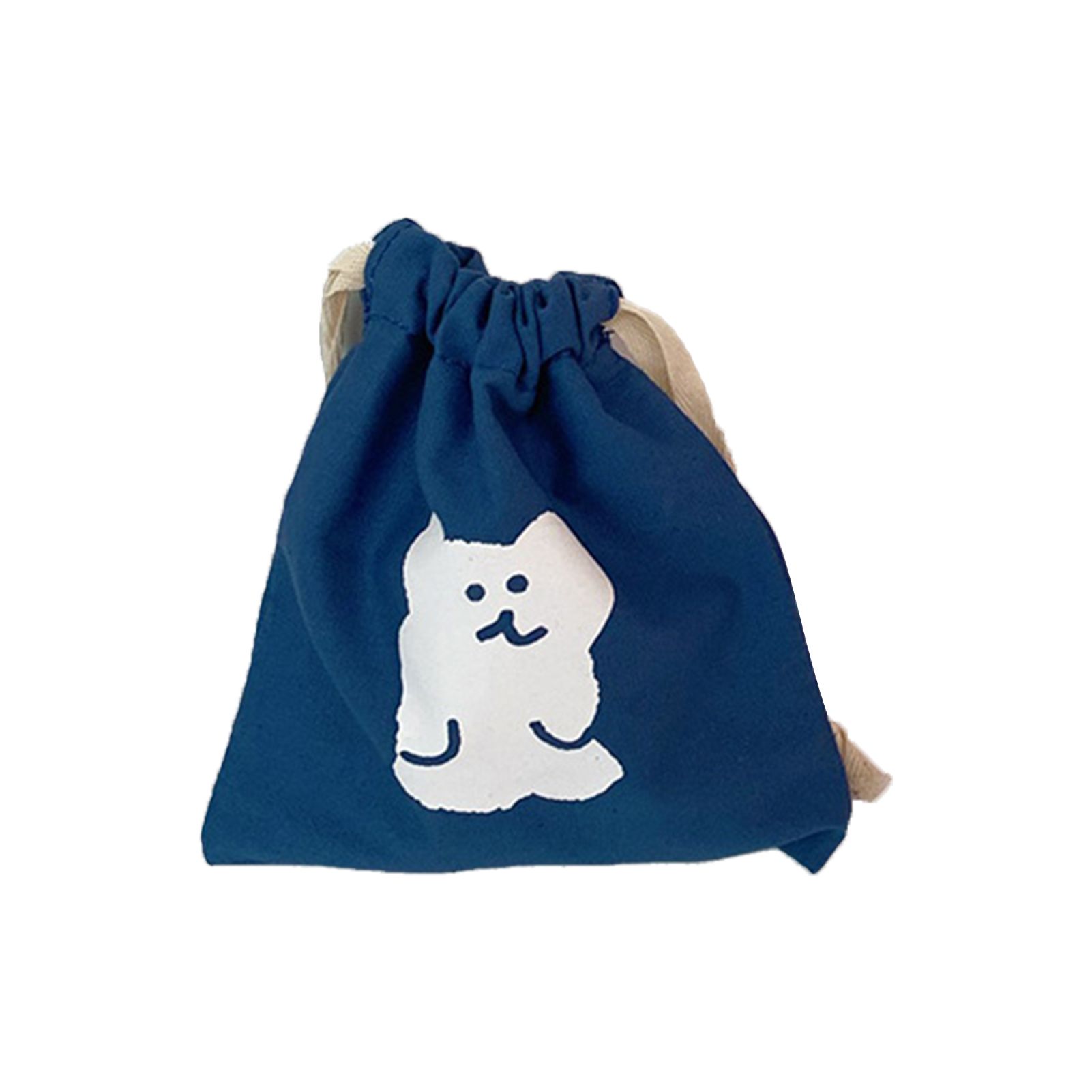 Drawstring Pouch Wear-resistant Compt Design Drawstring Storage Pouch