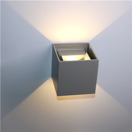 LED Wall Lamp Square LED Aluminium Wall Light Bedside Room Bedroom Home Lighting Indoor Decoration Indoor Wall Lamps NR-88