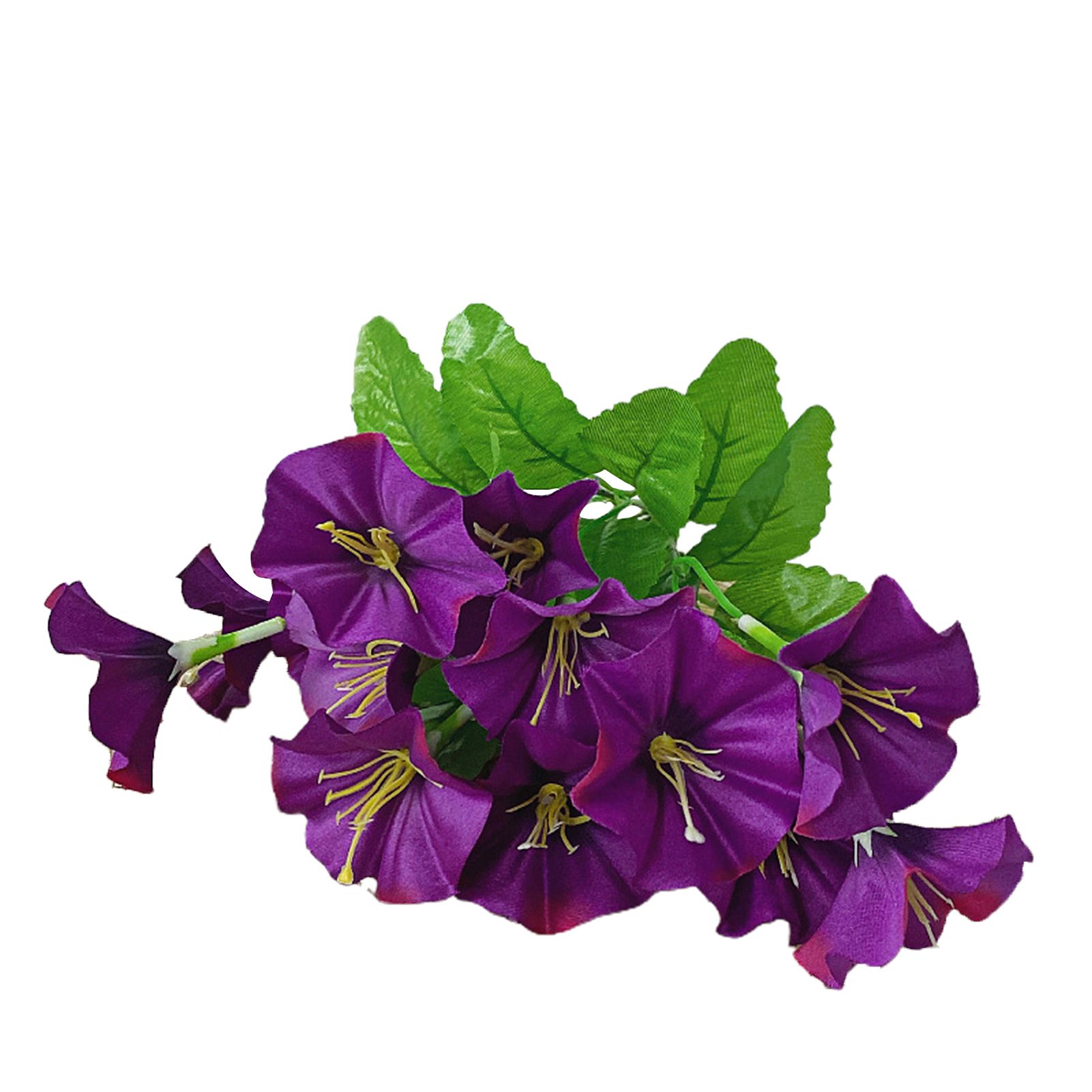 1Pc Simulation Flower Vivid Home Decor Portable Ornamental Artificial Morning Glory for Restaurant
