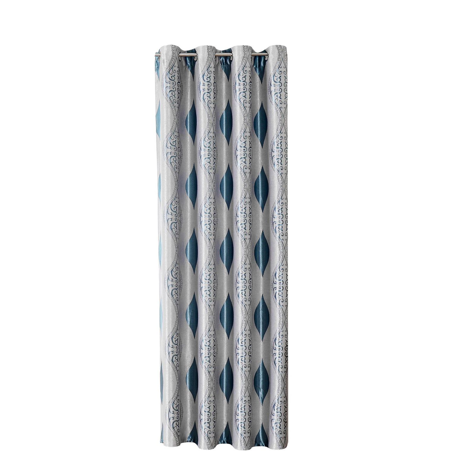 Perforated Curtain Easy to Install Lightproof Multicolour Thermal Insulated Grommet Curtain for Home