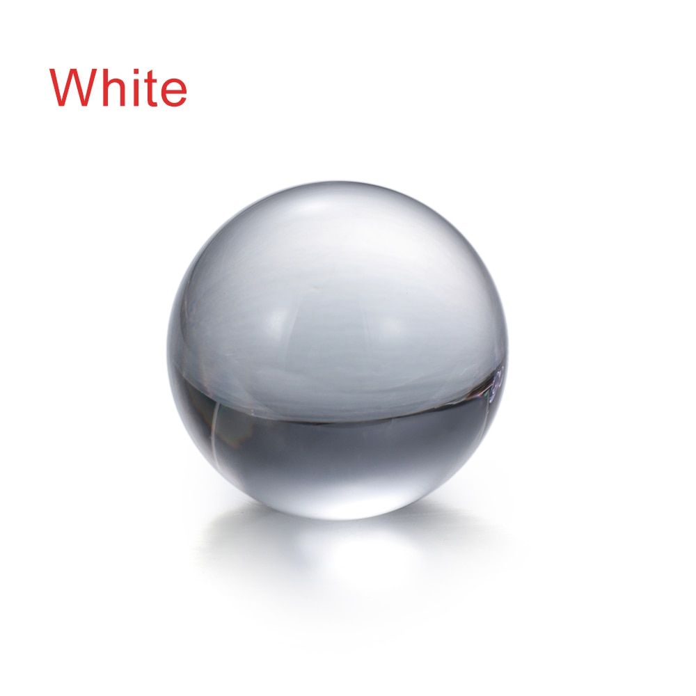 1PC Clear/Pink/Purple Artificial Crystal Ball Quartz Stone Glass Sphere Natural Fluorite Home Office Decoration Accessory Crafts
