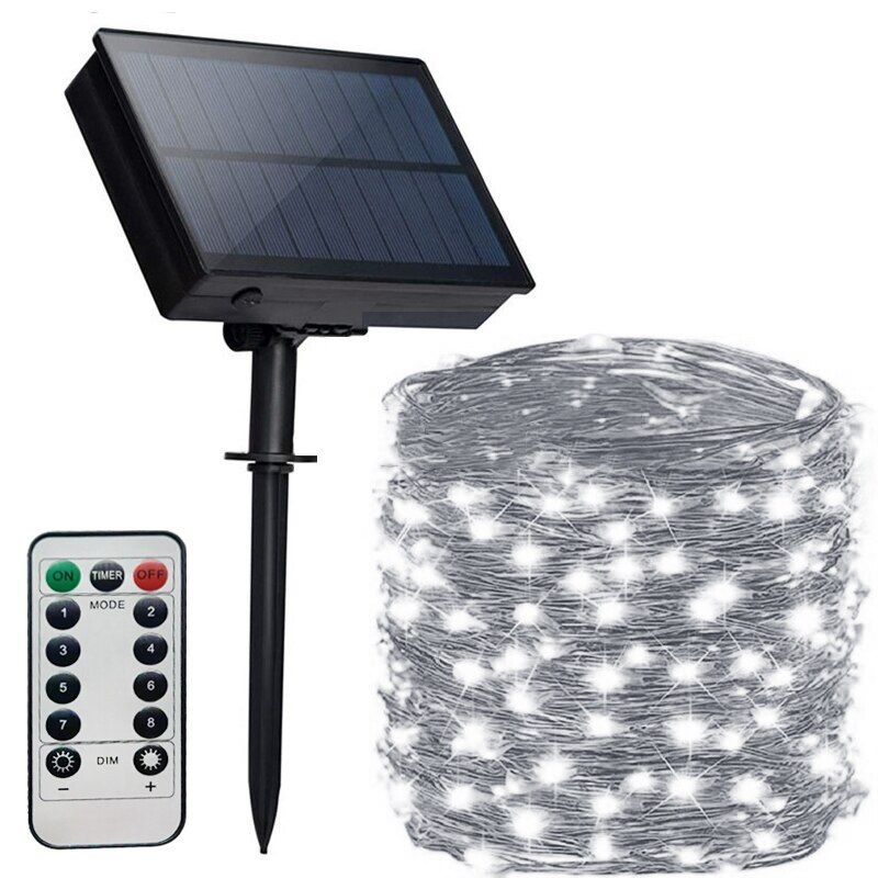 Solar Led Light Outdoor Solar Lamp String Lights Garden Lights Outdoor Garland Lights Fairy House Party Christmas Decoration--Colorful--40m