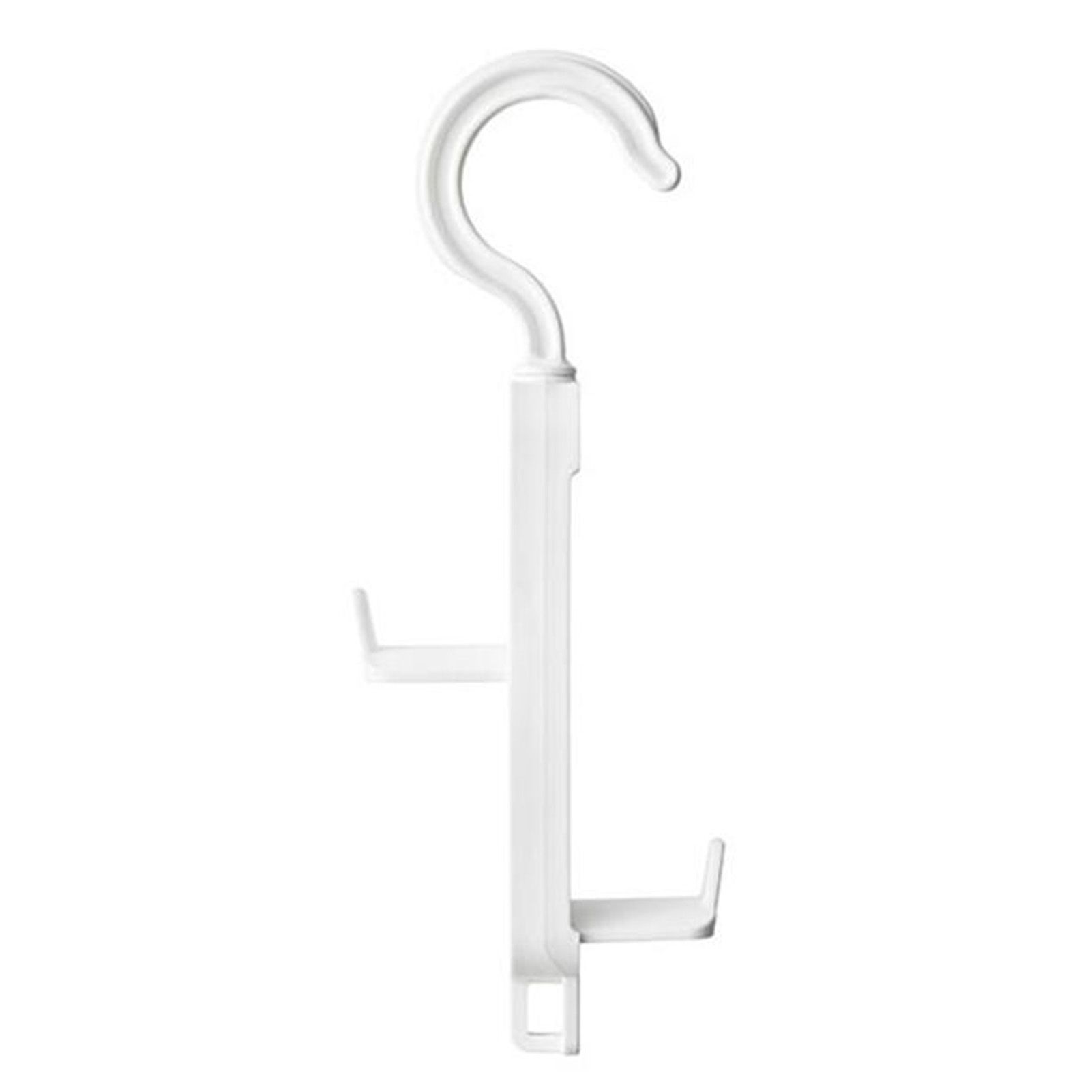 Multifunctional 360 Degree Rotating Plastic Clothes Hanger Organizer Double-sided Room Scarf Hook