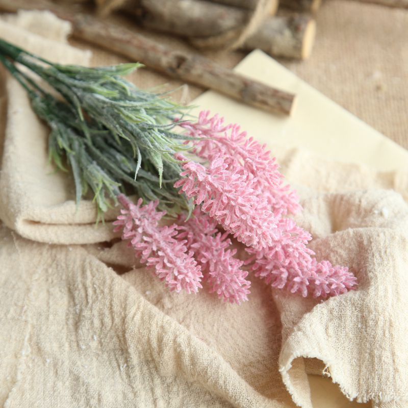 33cm Artificial Lavender Flowers Romantic Provence 4 Colors Plastic Flowers Lavender Decoration Wedding Party Garden Decoration