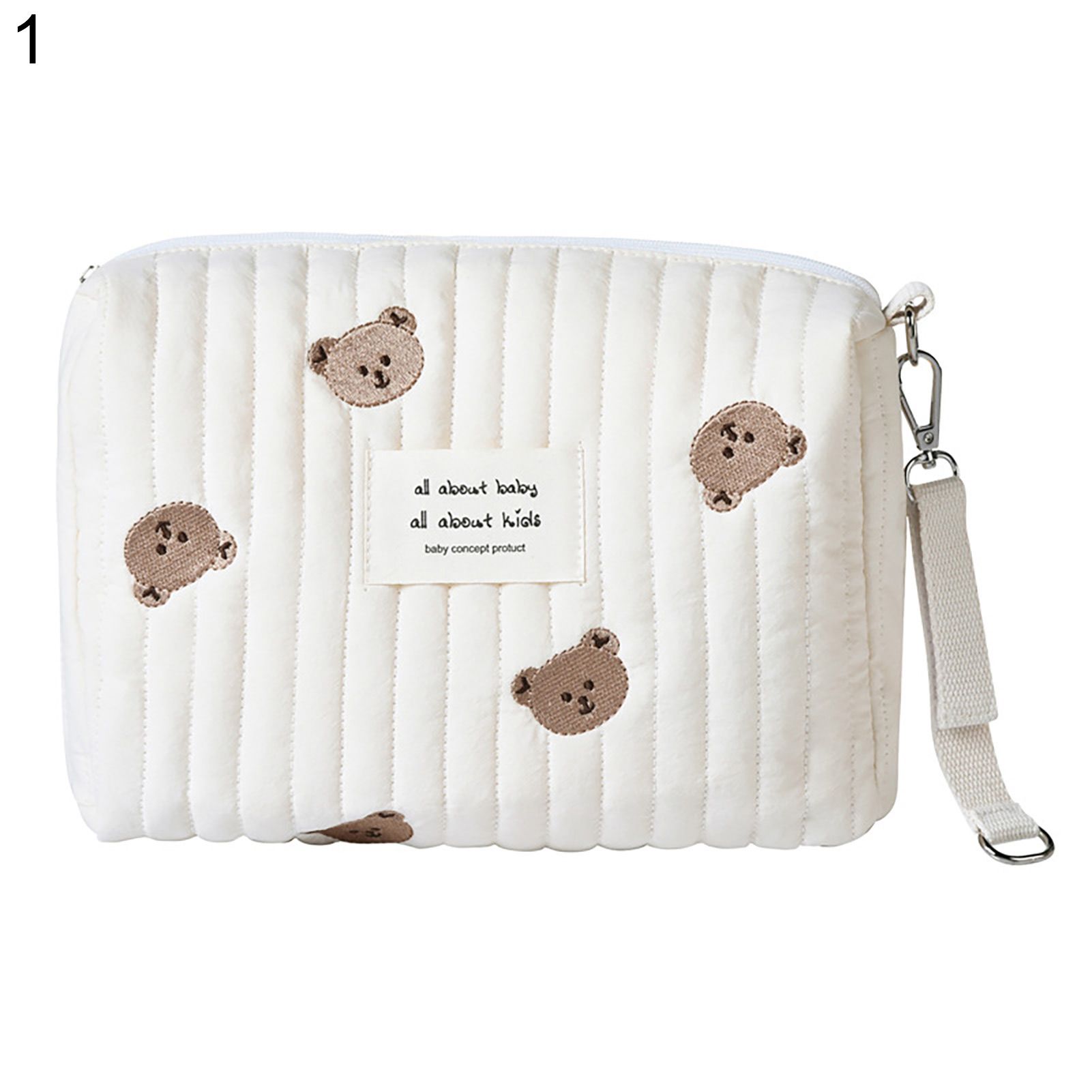 Stroller Organizer Zipper Closure Porle Stroller Cup Holder Diaper Bag