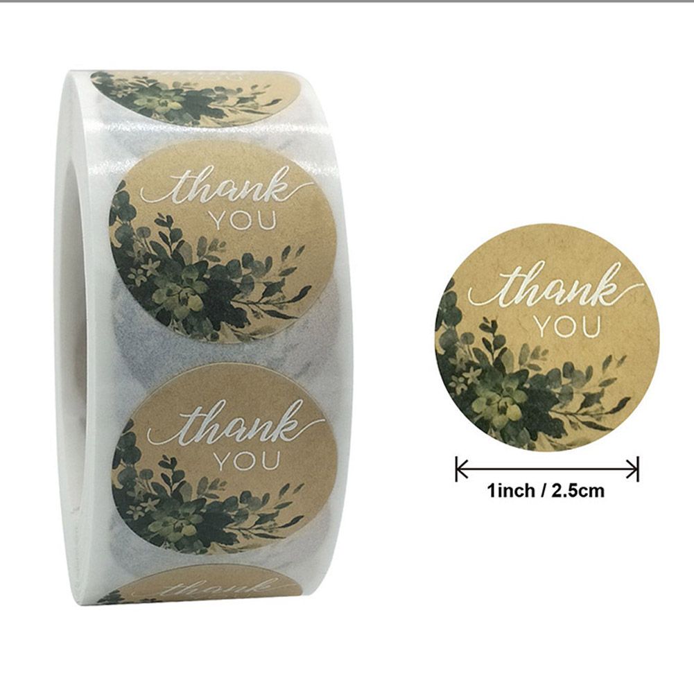 500 Pcs Labels hank You Stickers for Baking ift Envelope Sealing Decoration