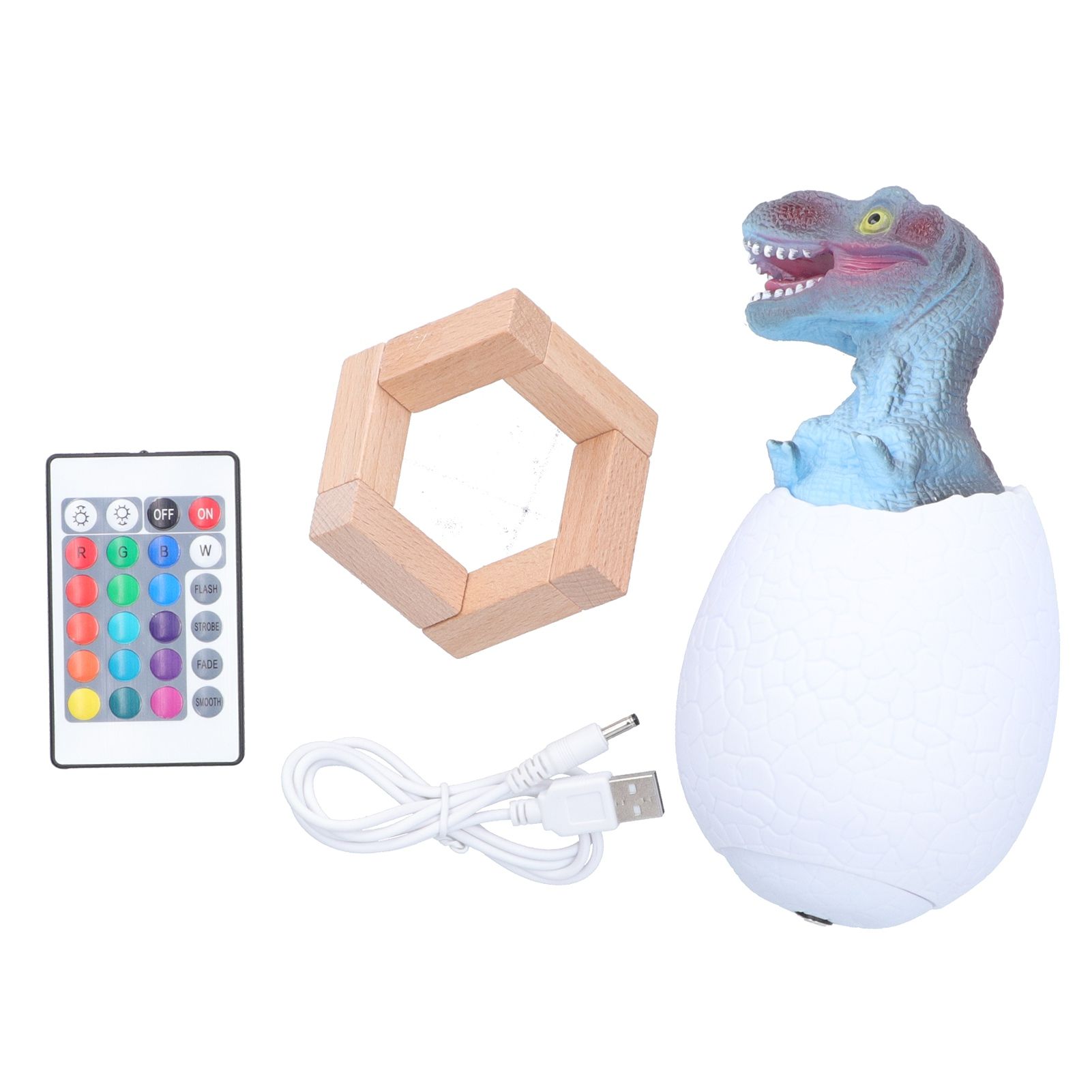 Bedside Lamp Dinosaur Egg Light Supports Tap And Touch Control Edges for Living Room Home